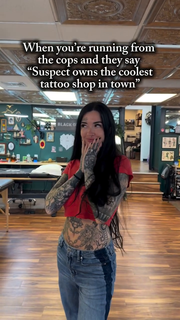 Woman with tattoos realism tattoo by 𝔅𝔯𝔦 𝔉𝔩𝔢𝔱𝔠𝔥𝔢𝔯