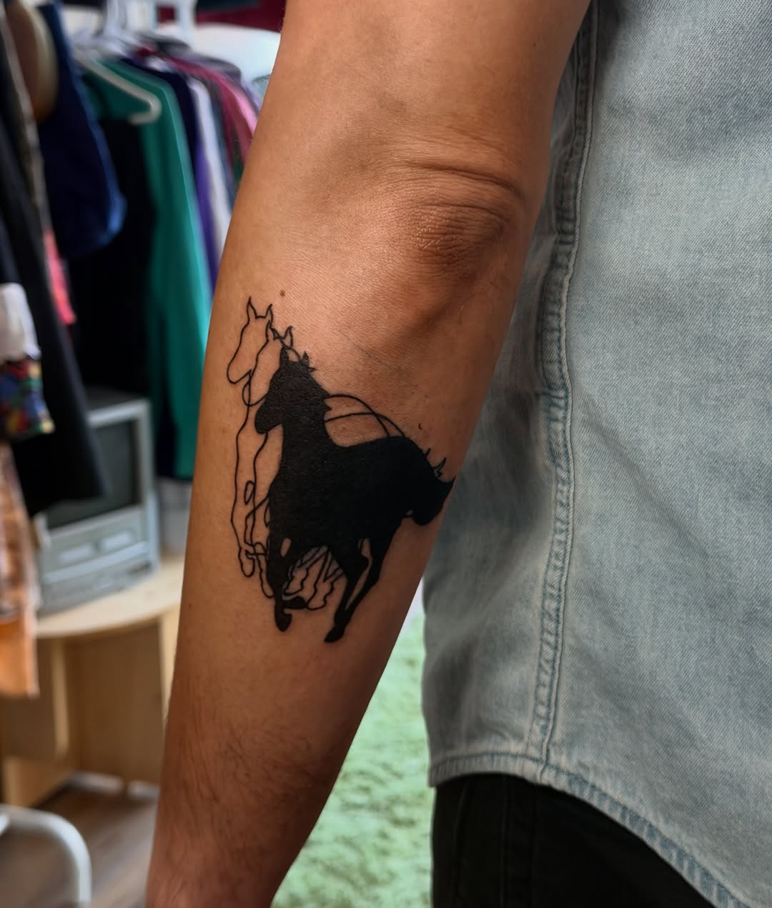 Tattoo by @isthepainok — blackwork, fine_line