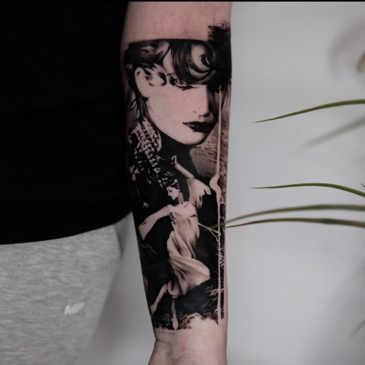 Woman realism tattoo on the forearm by 𝐌𝐀𝐊𝐒𝐈𝐌 𝐏𝐀𝐓𝐑𝐈𝐂𝐊