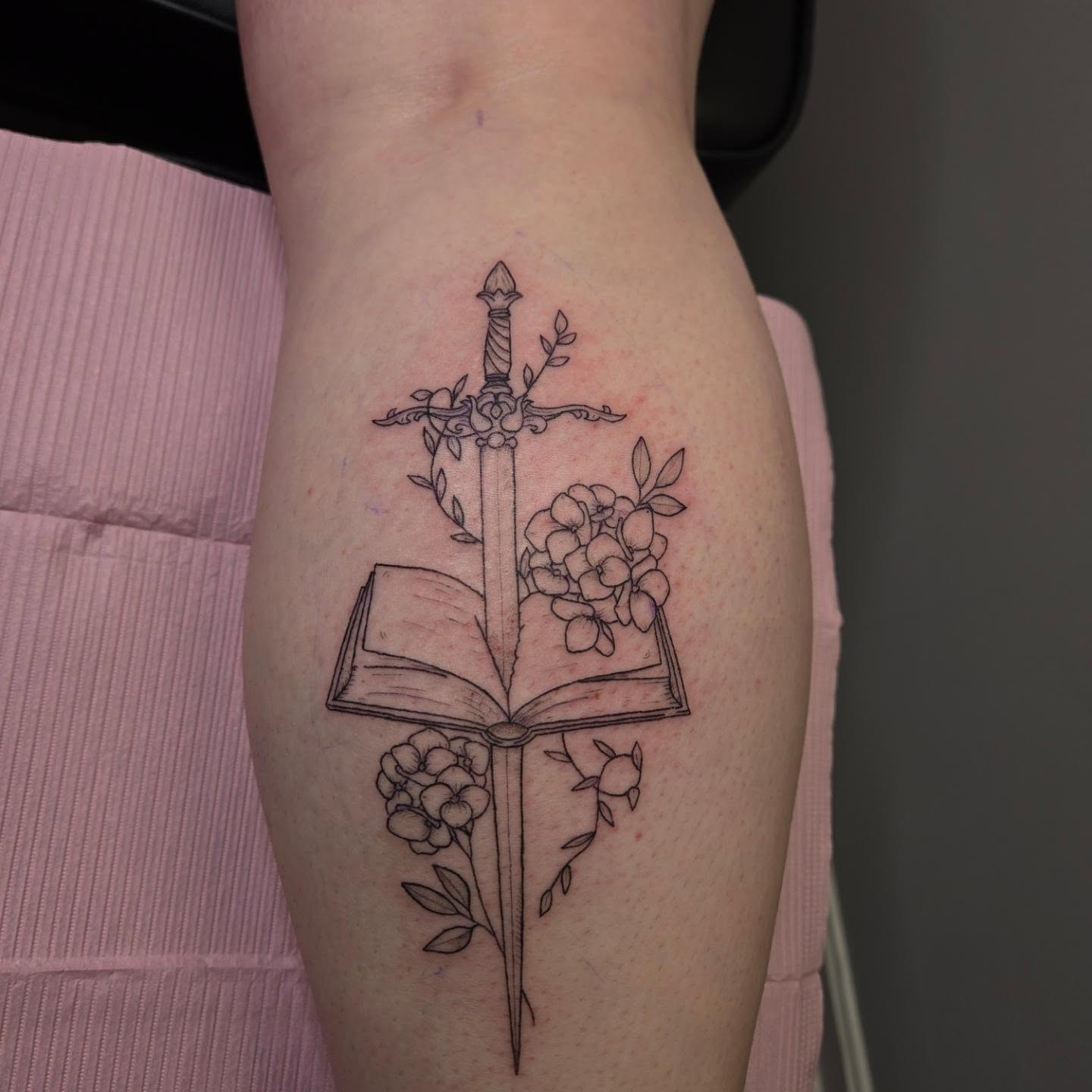 Tattoo by @inkd_miss — black_and_grey