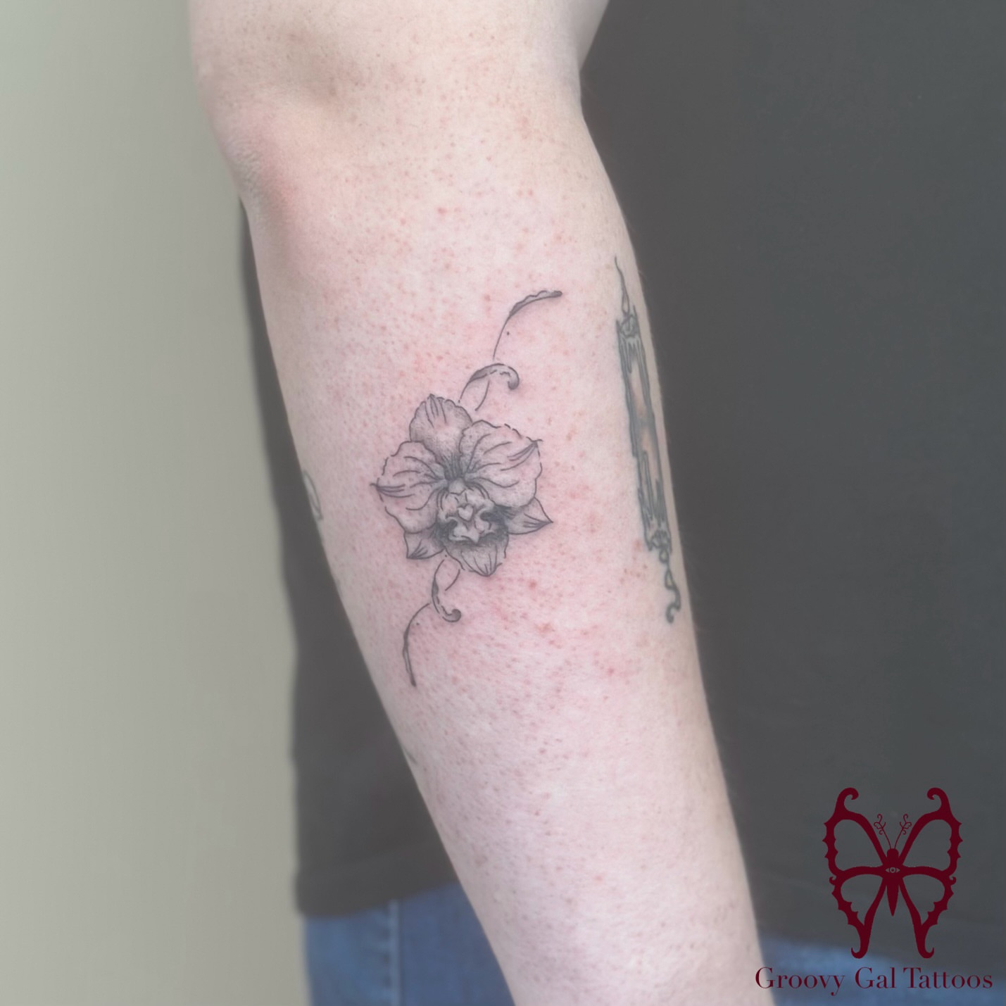 Tattoo by @groovygal_tattoos โ black_and_grey
