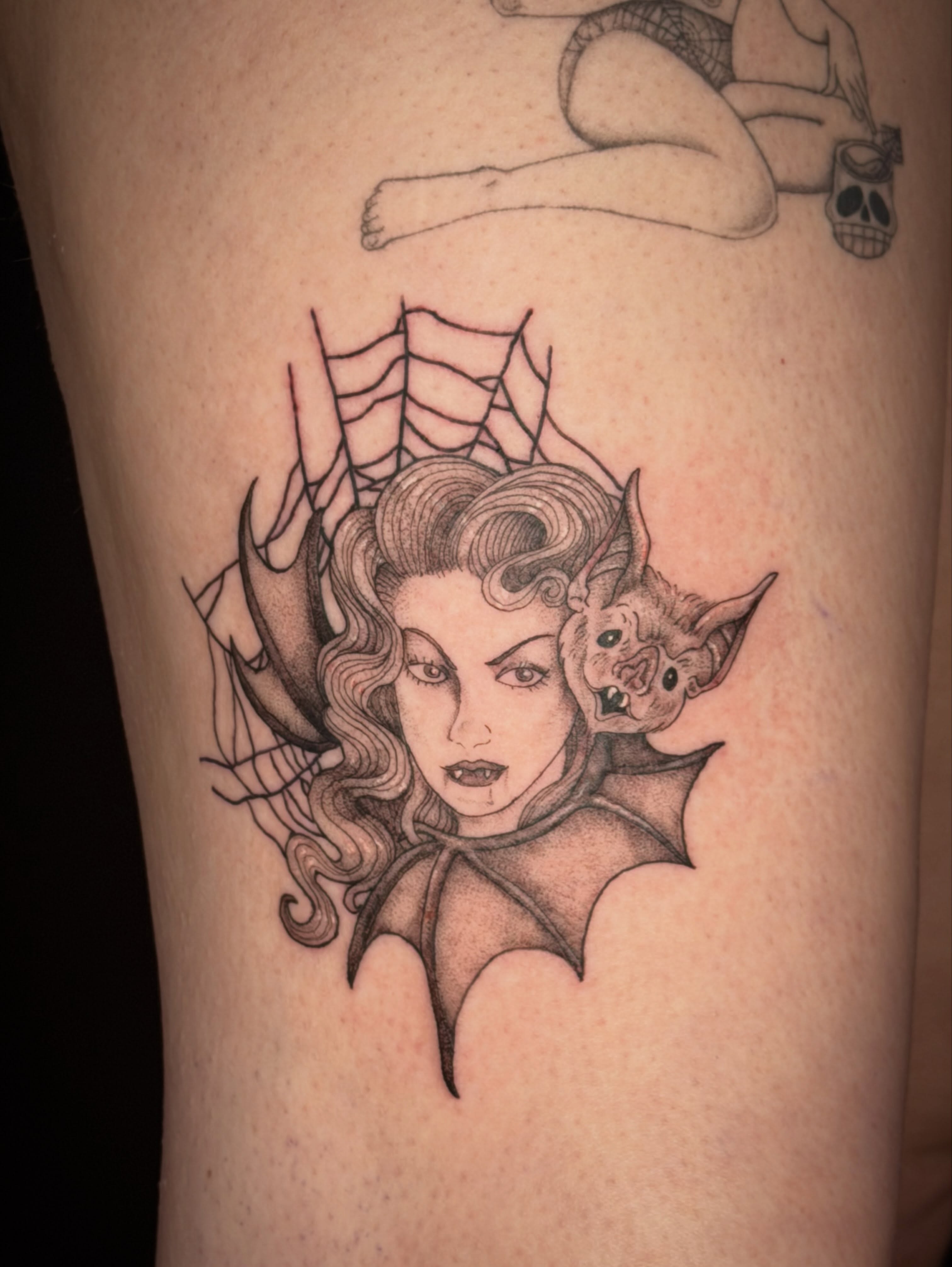 Tattoo by @roses.in.gloom — black_and_grey, realism