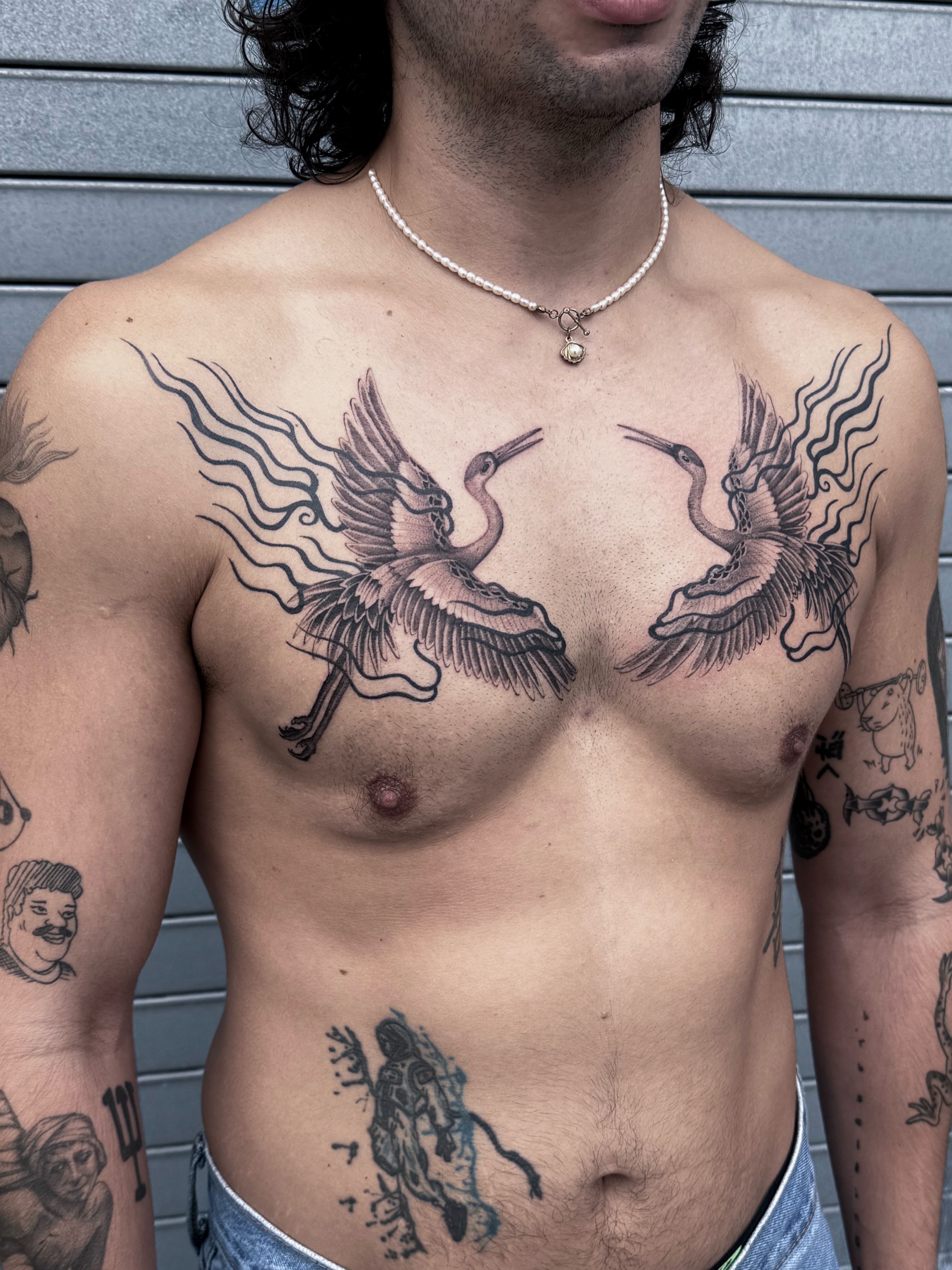 Tattoo by @chriscalibur_ — black_and_grey