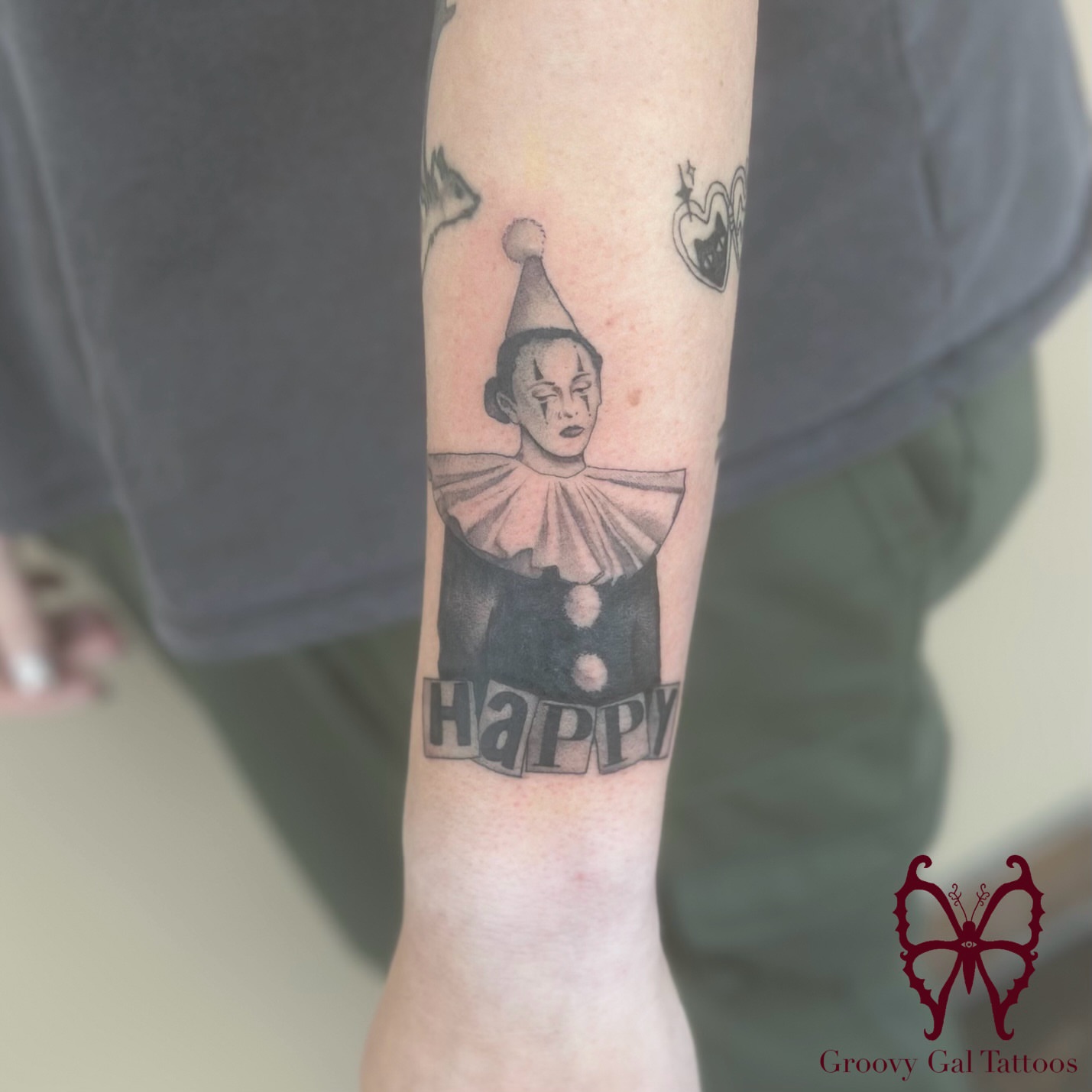 Tattoo by @groovygal_tattoos โ black_and_grey