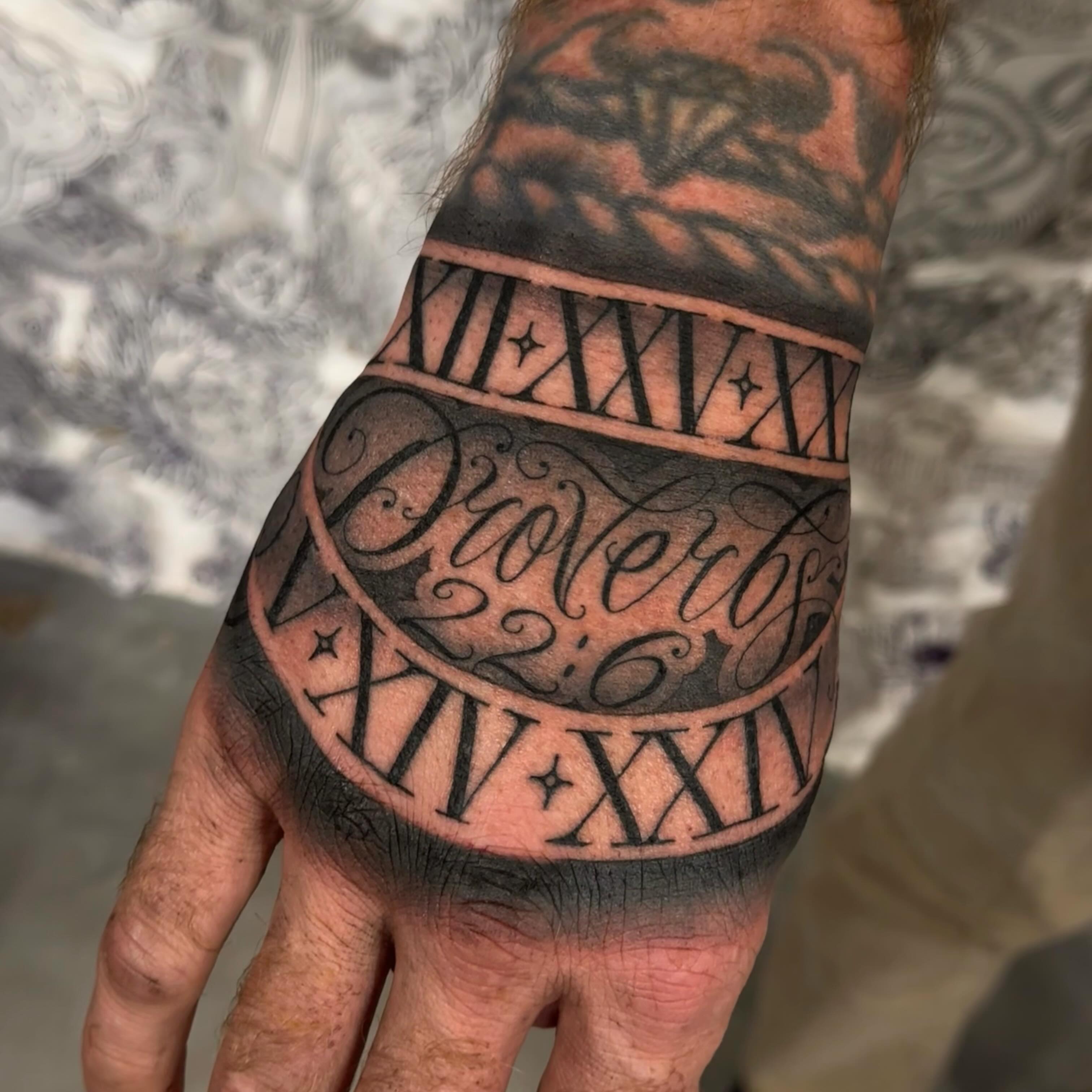 Tattoo by @thekidevantattoos — lettering_script