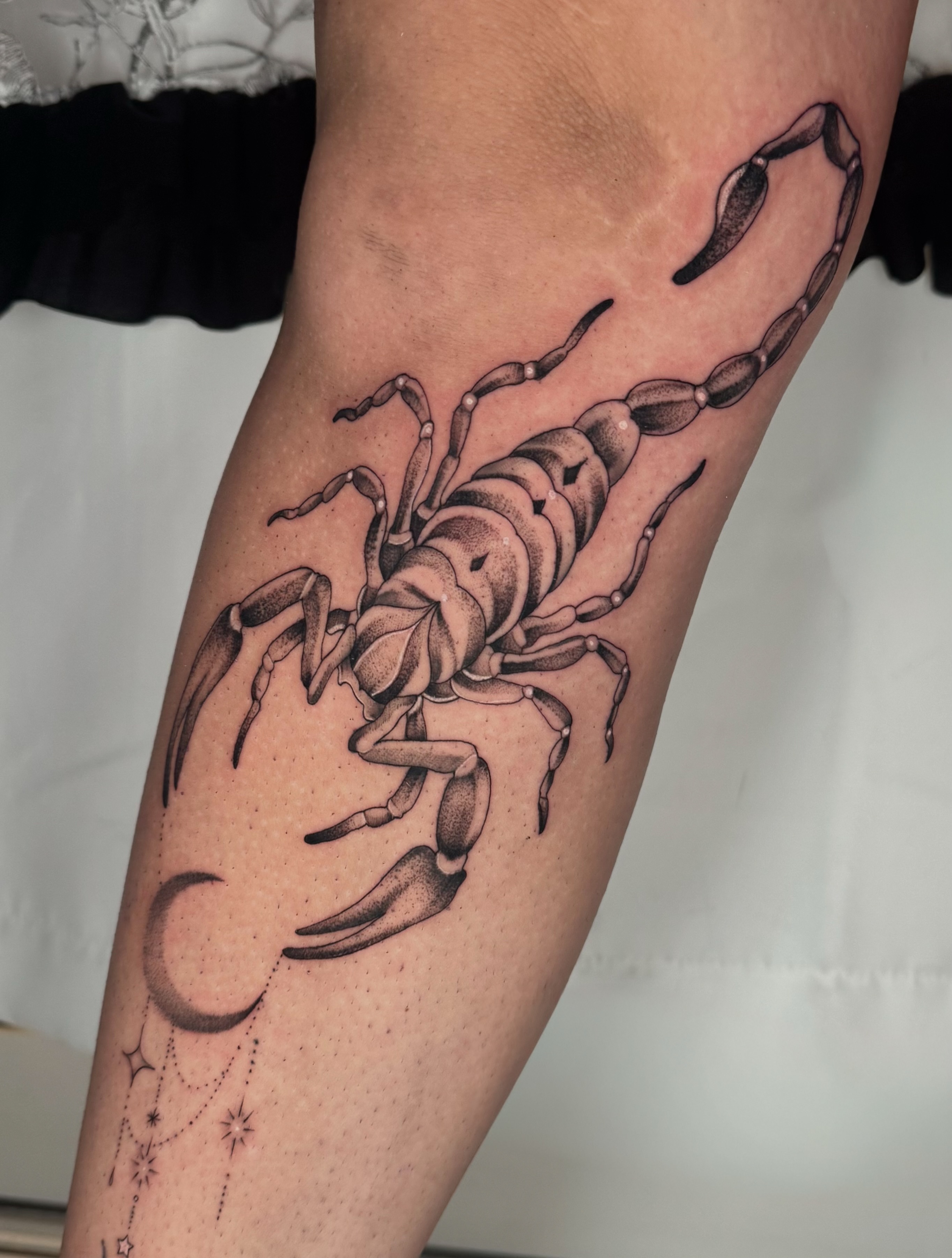 Tattoo by @coldbratpokes — black_and_grey