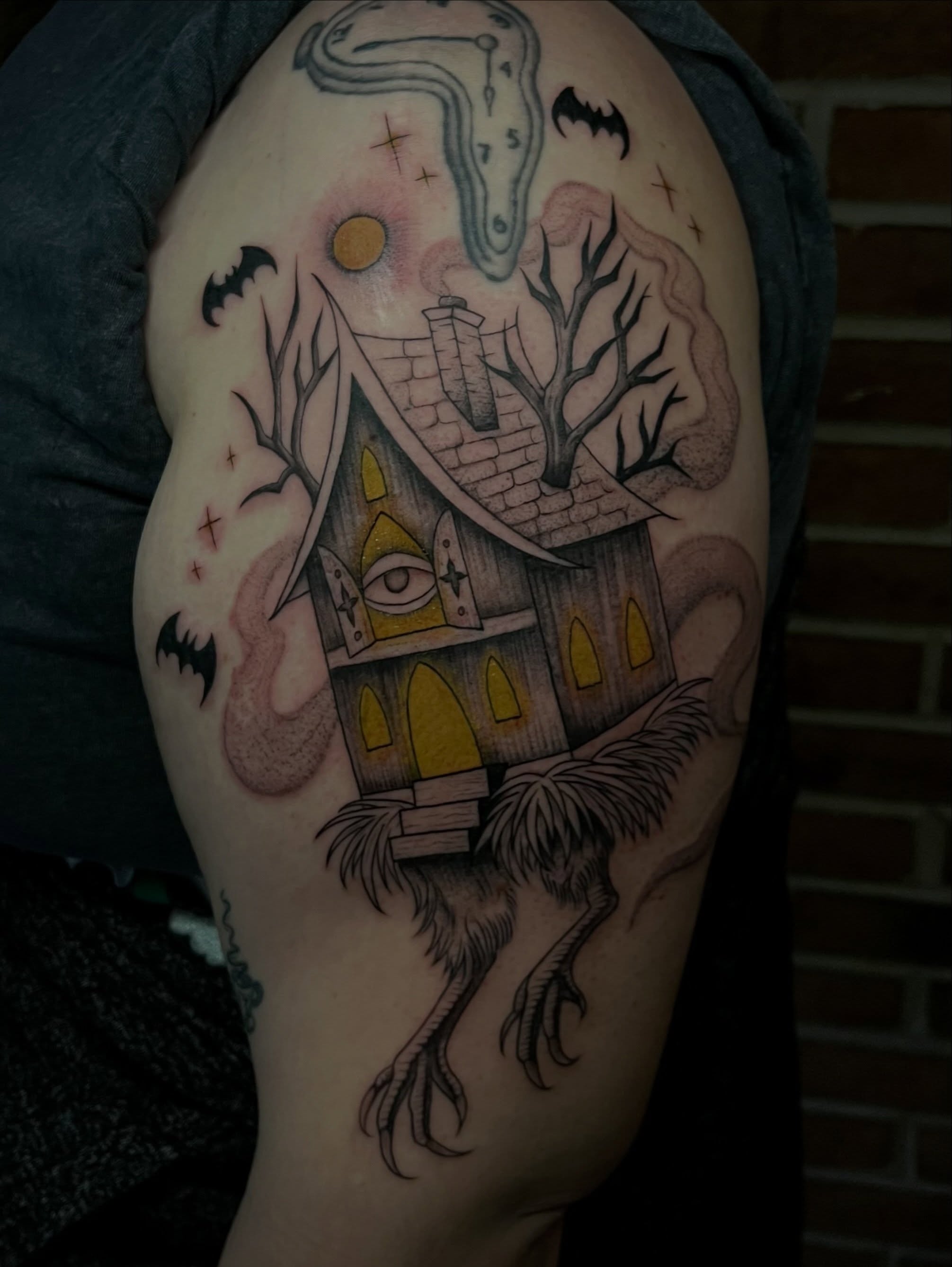 Tattoo by @fairyytaylzz — dark_realism
