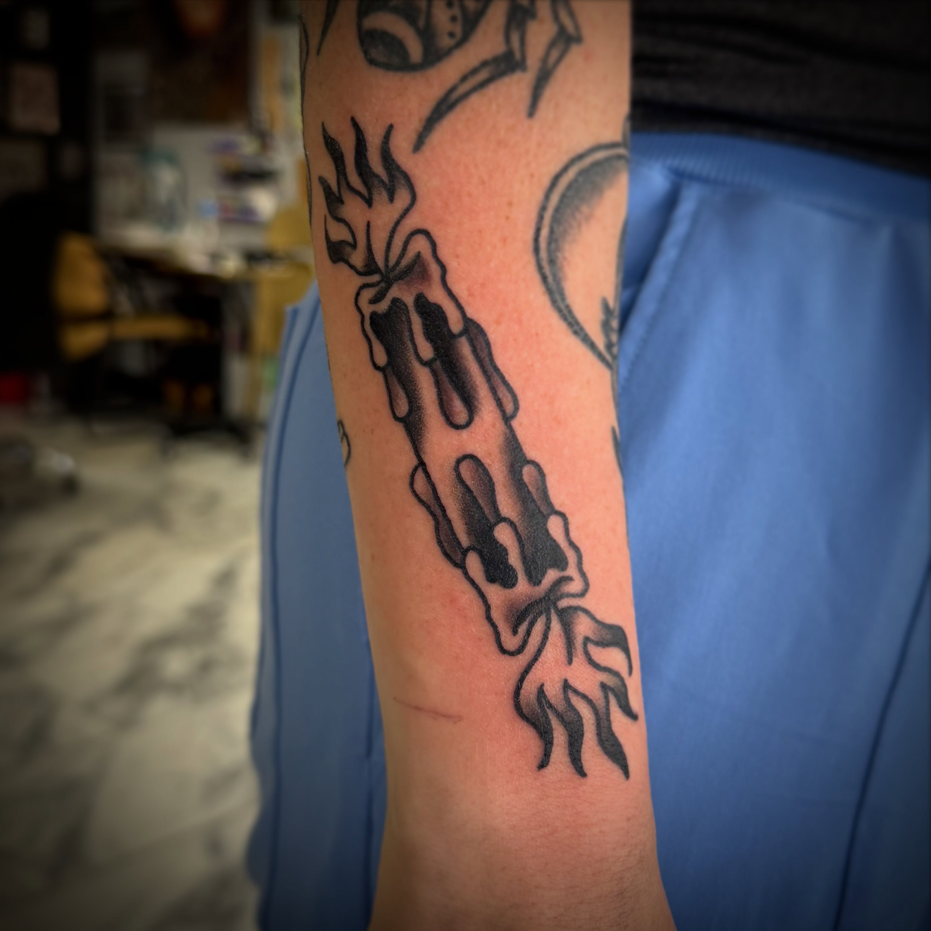 Tattoo by @chadjphillips — black_and_grey