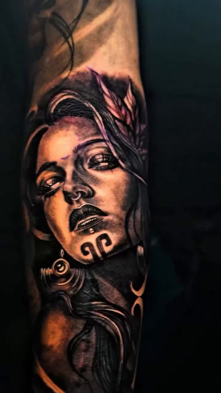 Tattoo by @creast4422 — black_and_grey, realism