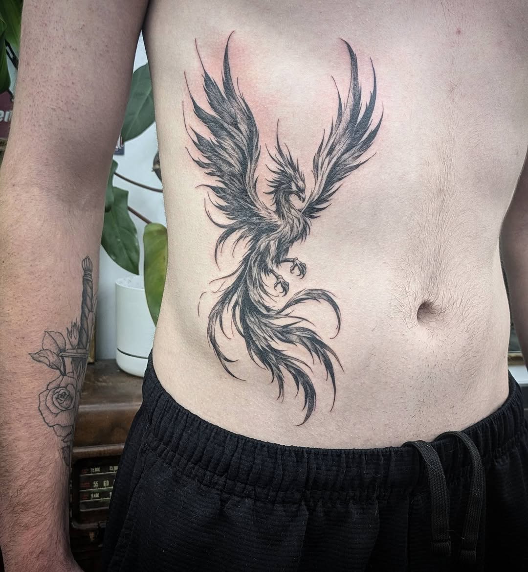 Tattoo by @alizee_tattoo — black_and_grey, illustrative