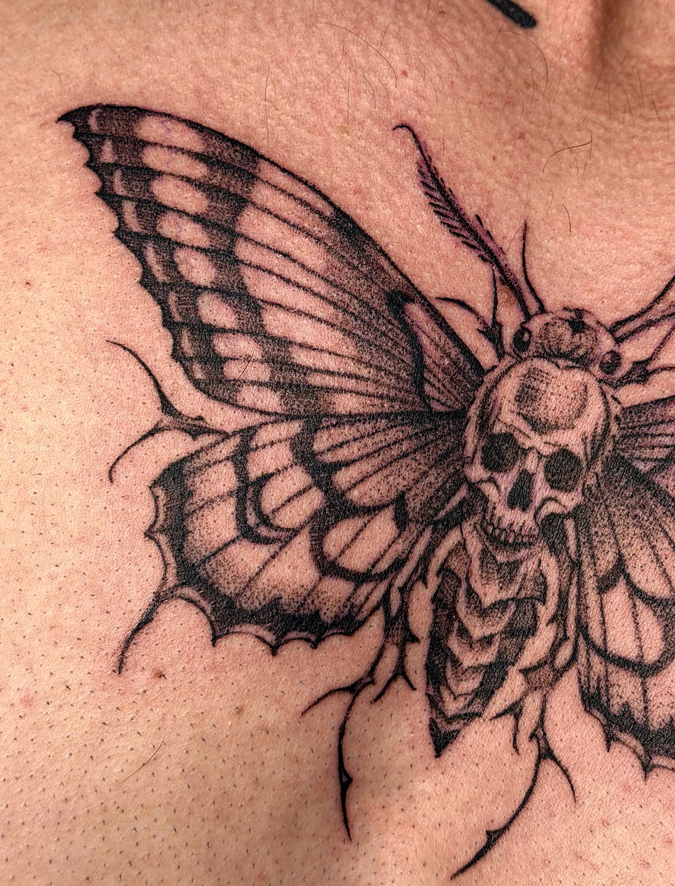 Tattoo by @margsmagic — black_and_grey