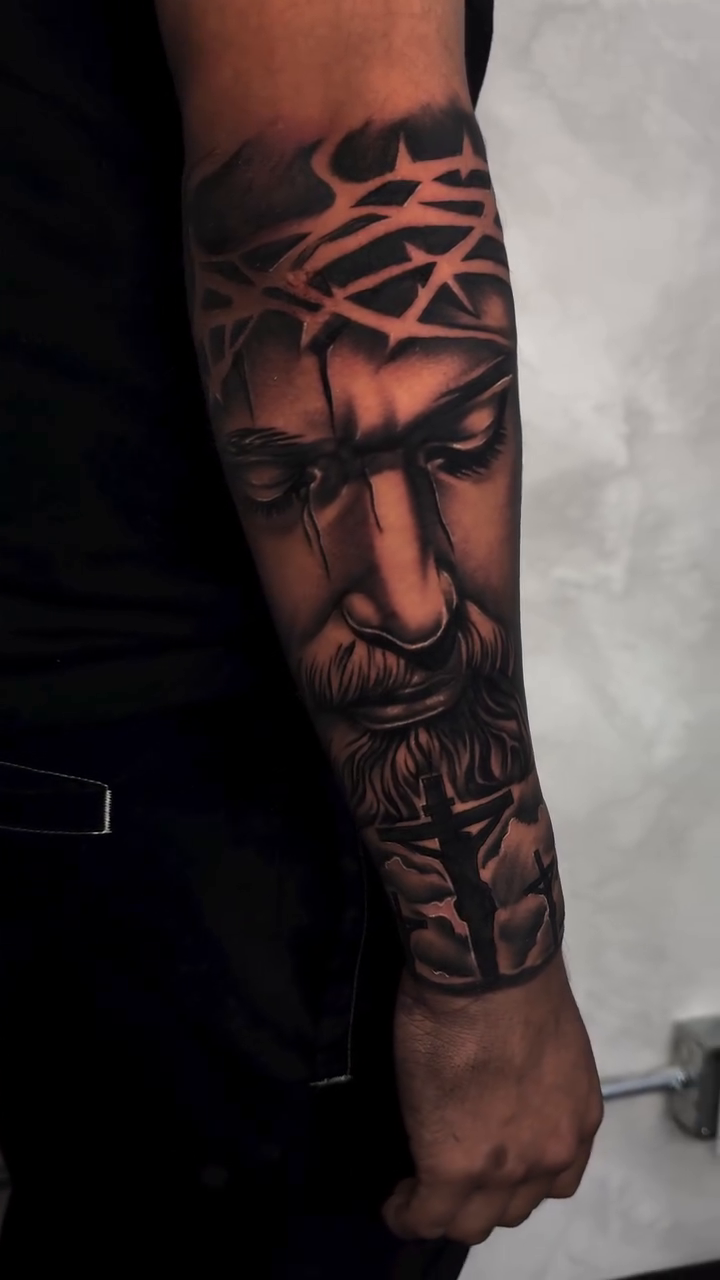 Tattoo by @ghostinkzz β realism, black_and_grey