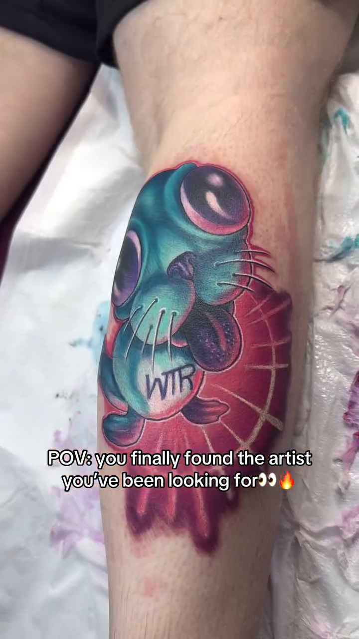 Tattoo by @robbieripoll — new_school, illustrative