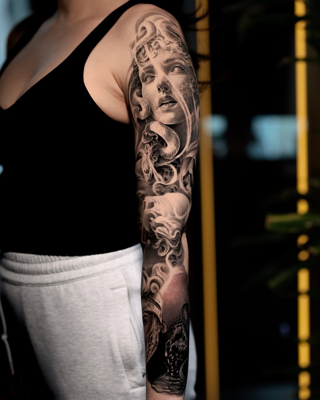 Tattoo by @murdock_manuel — realism, black_and_grey