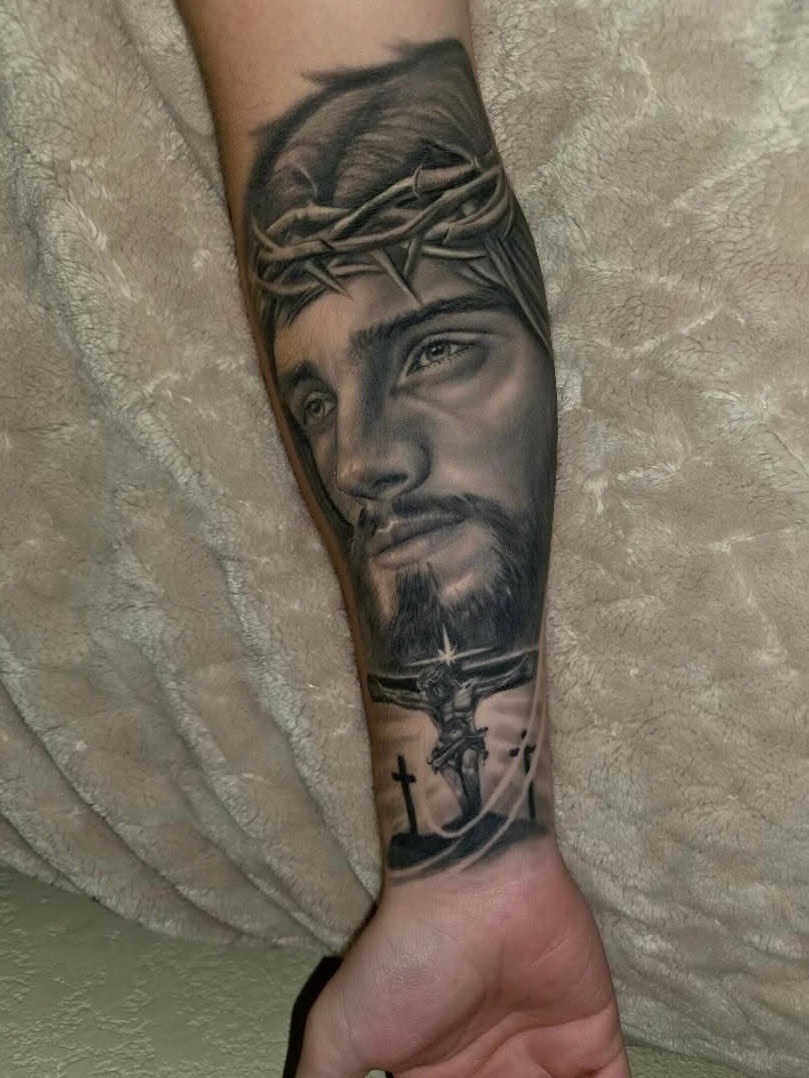 Tattoo by @johntattoo29 — realism, black_and_grey