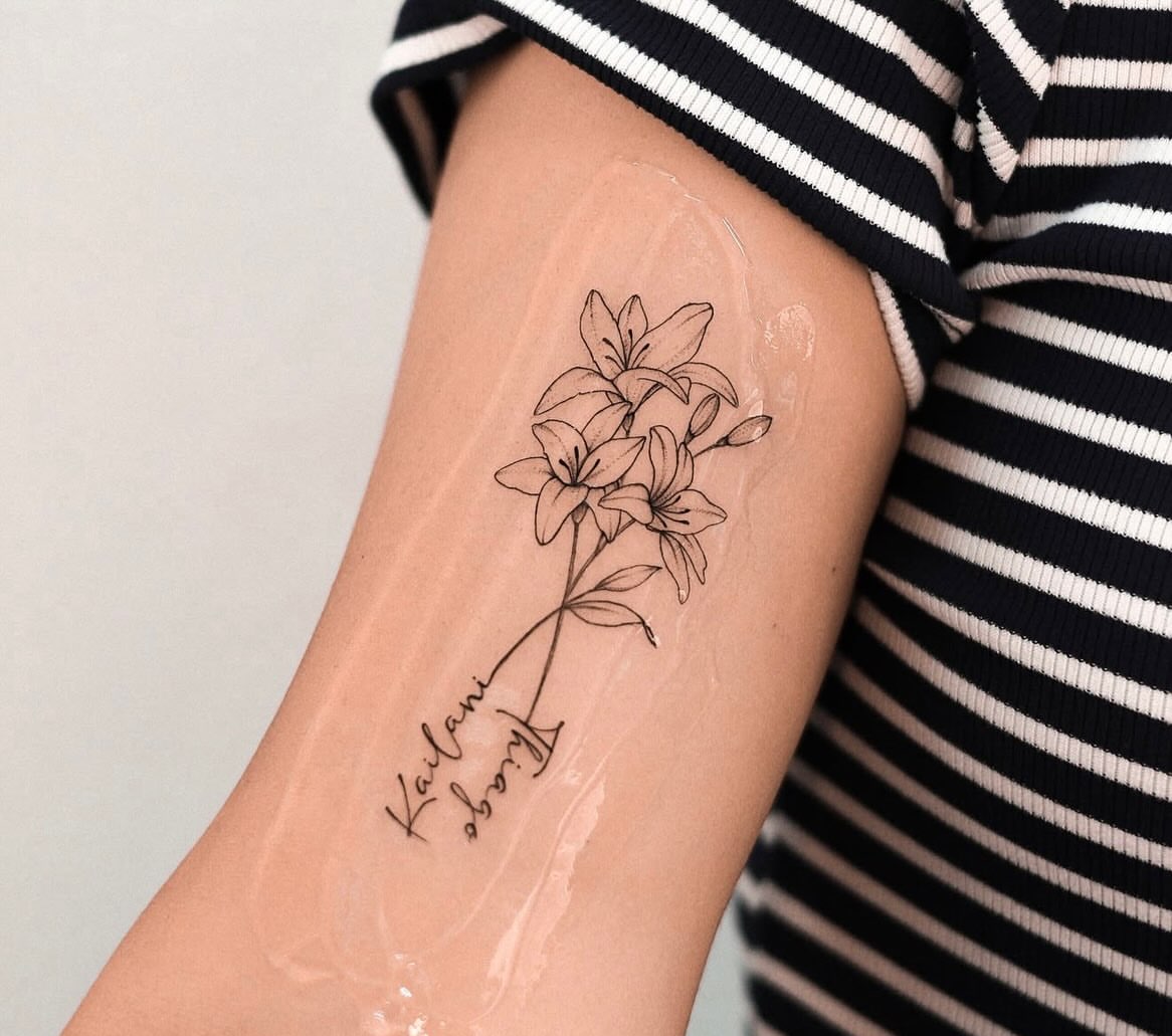 Tattoo by @houstontattoo.chelsea — fine_line, black_and_grey