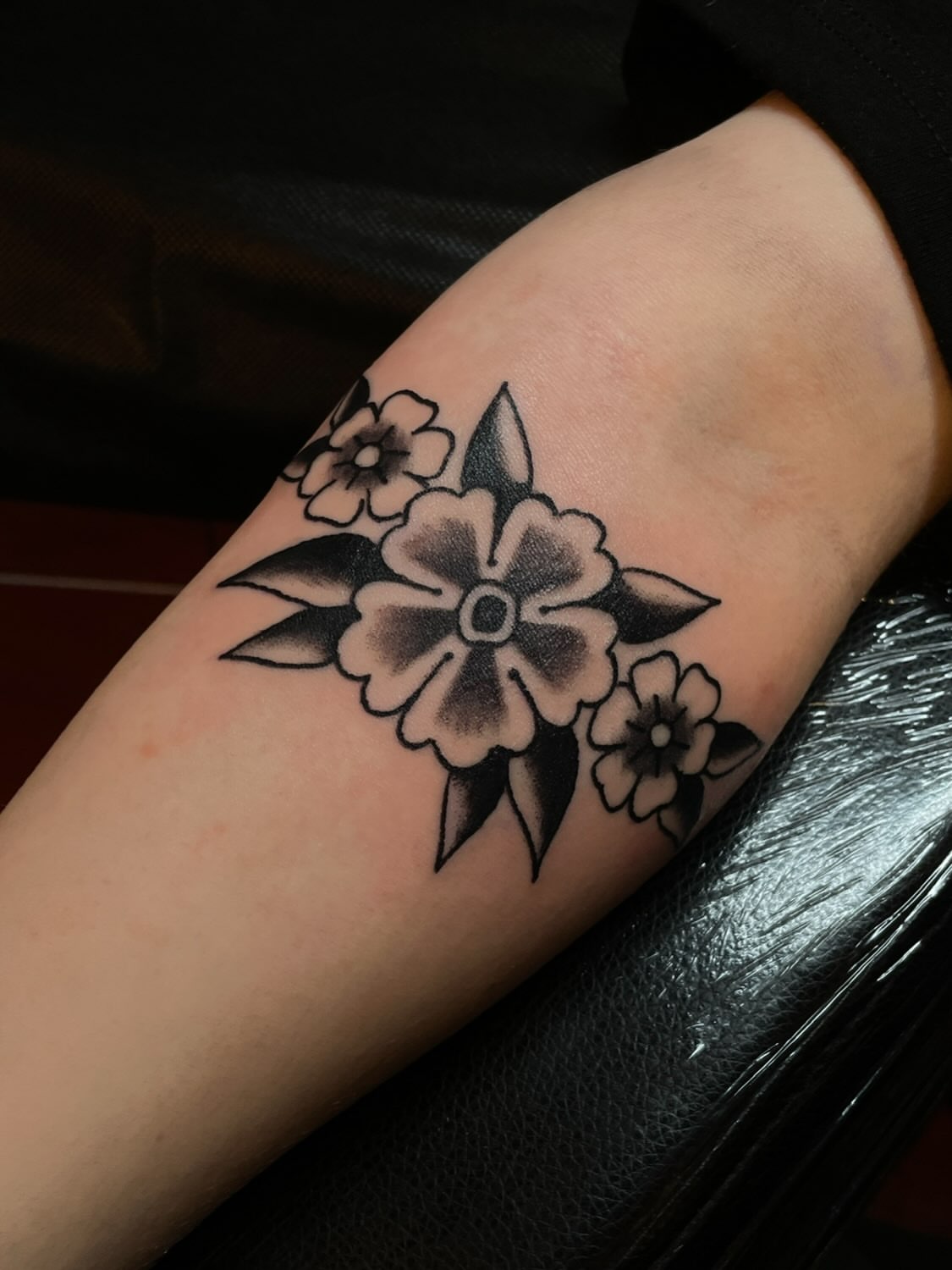 Tattoo by @audri_adorned — black_and_grey