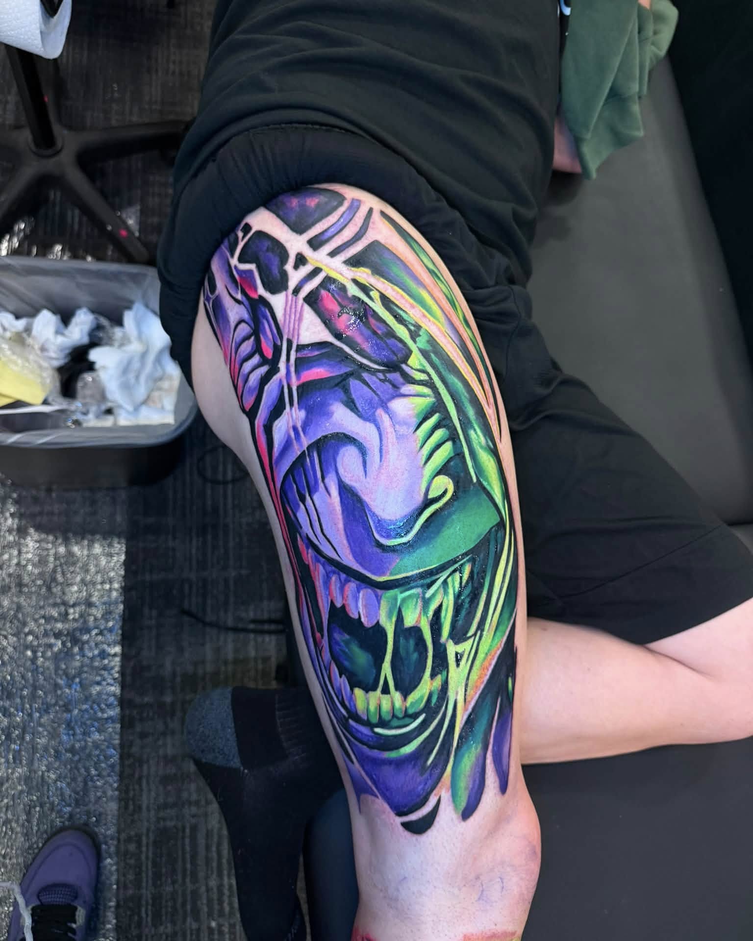 Tattoo by @kenzi.tattoo — new_school, geometric