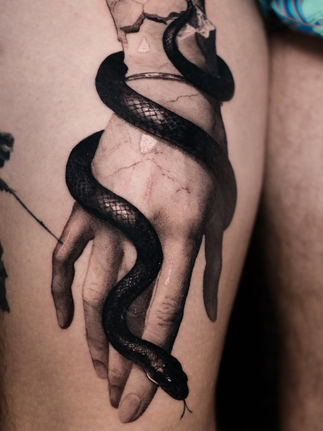 Tattoo by @stadnyque — realism, black_and_grey