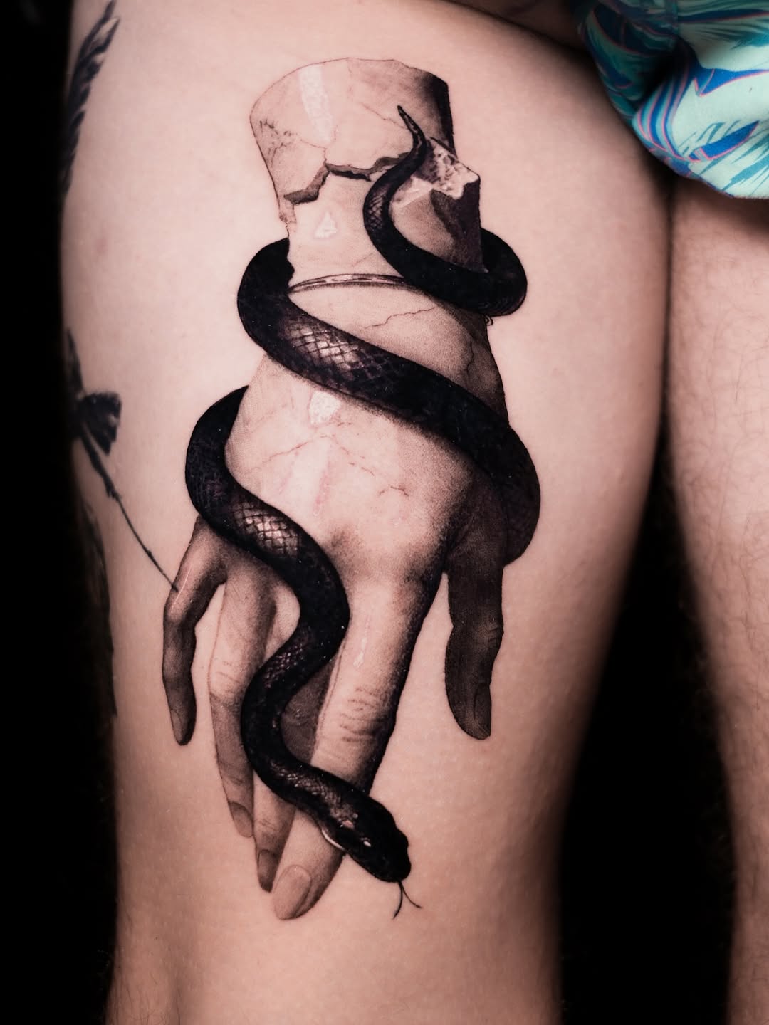 Tattoo by @stadnyque — realism, black_and_grey