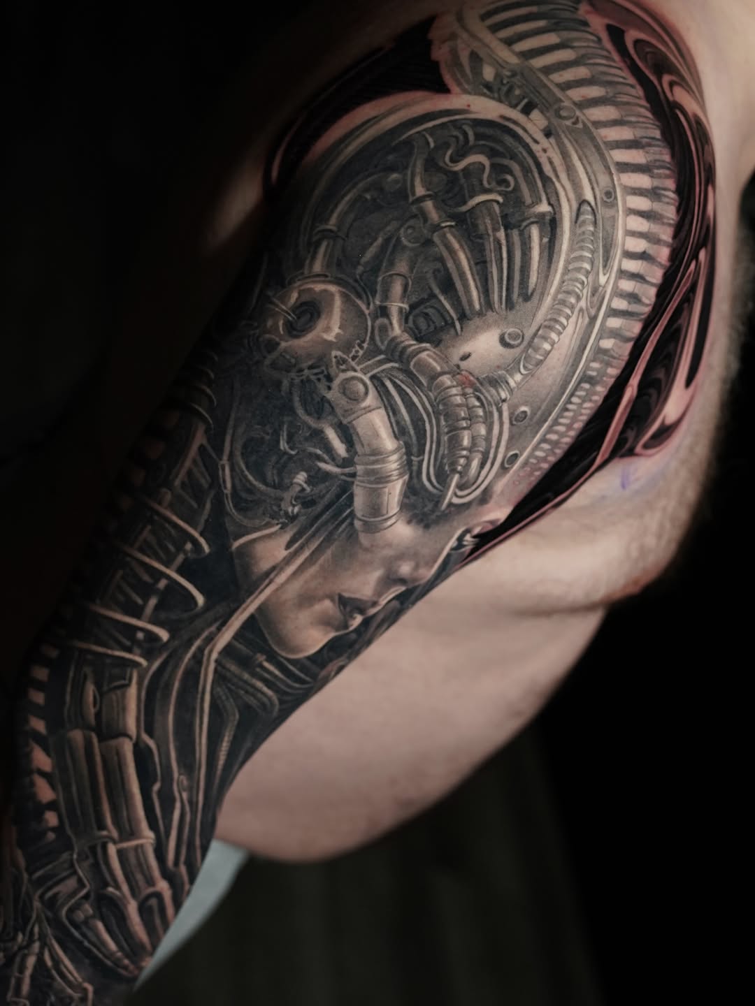 Tattoo by @_hello_vas โ realism, black_and_grey