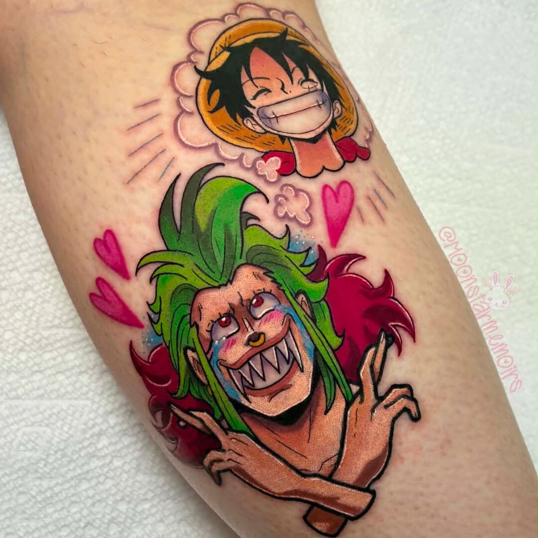 Tattoo by @moonstarmemoirs โ anime