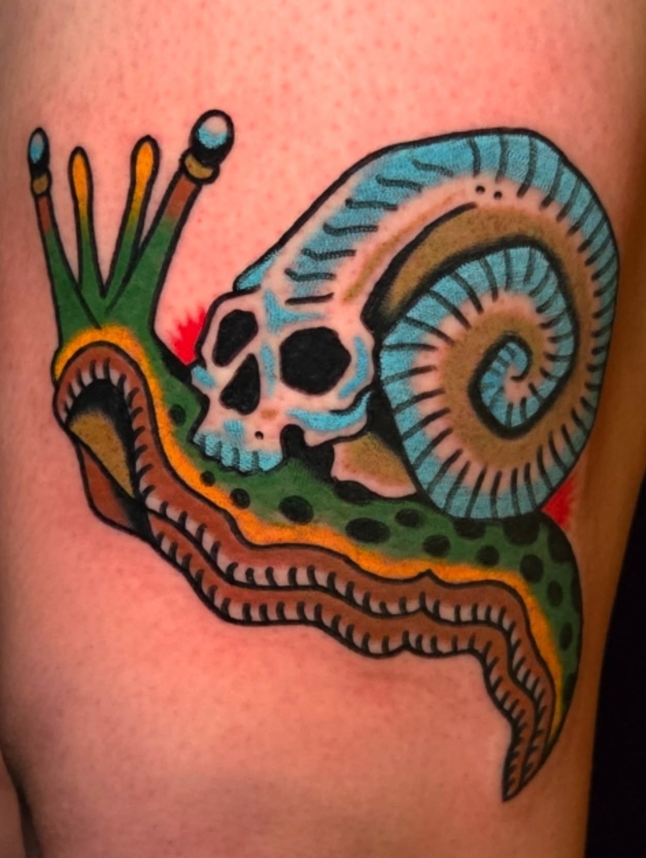 Tattoo by @brenn_cox — american_traditional, trash_polka