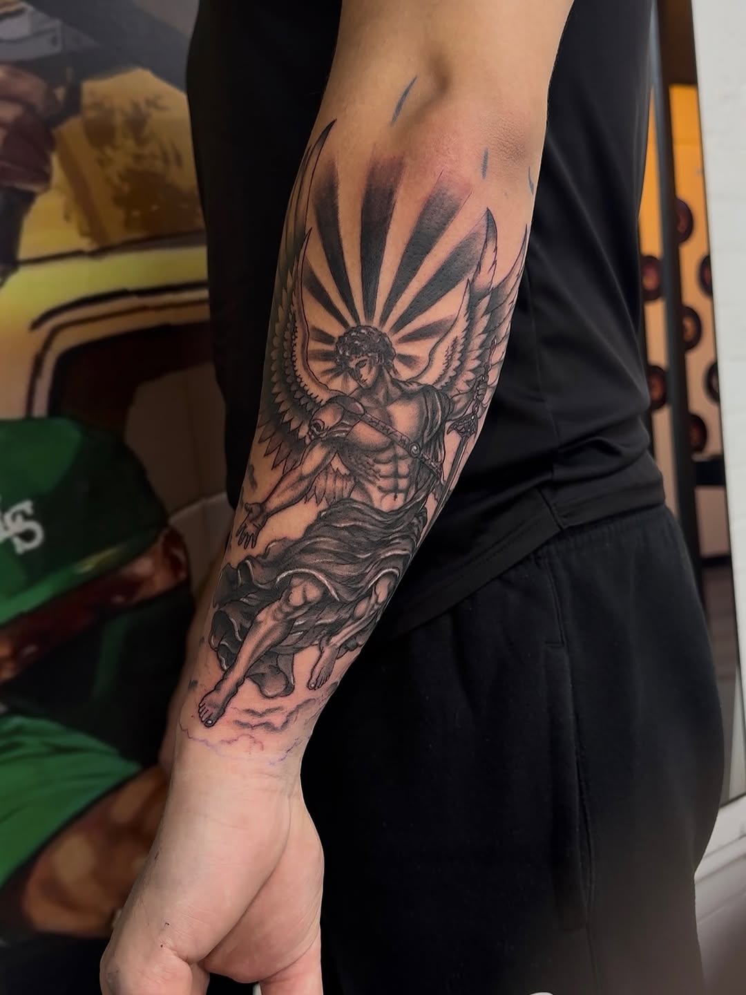 Tattoo by @tattsbykimbo — realism, black_and_grey