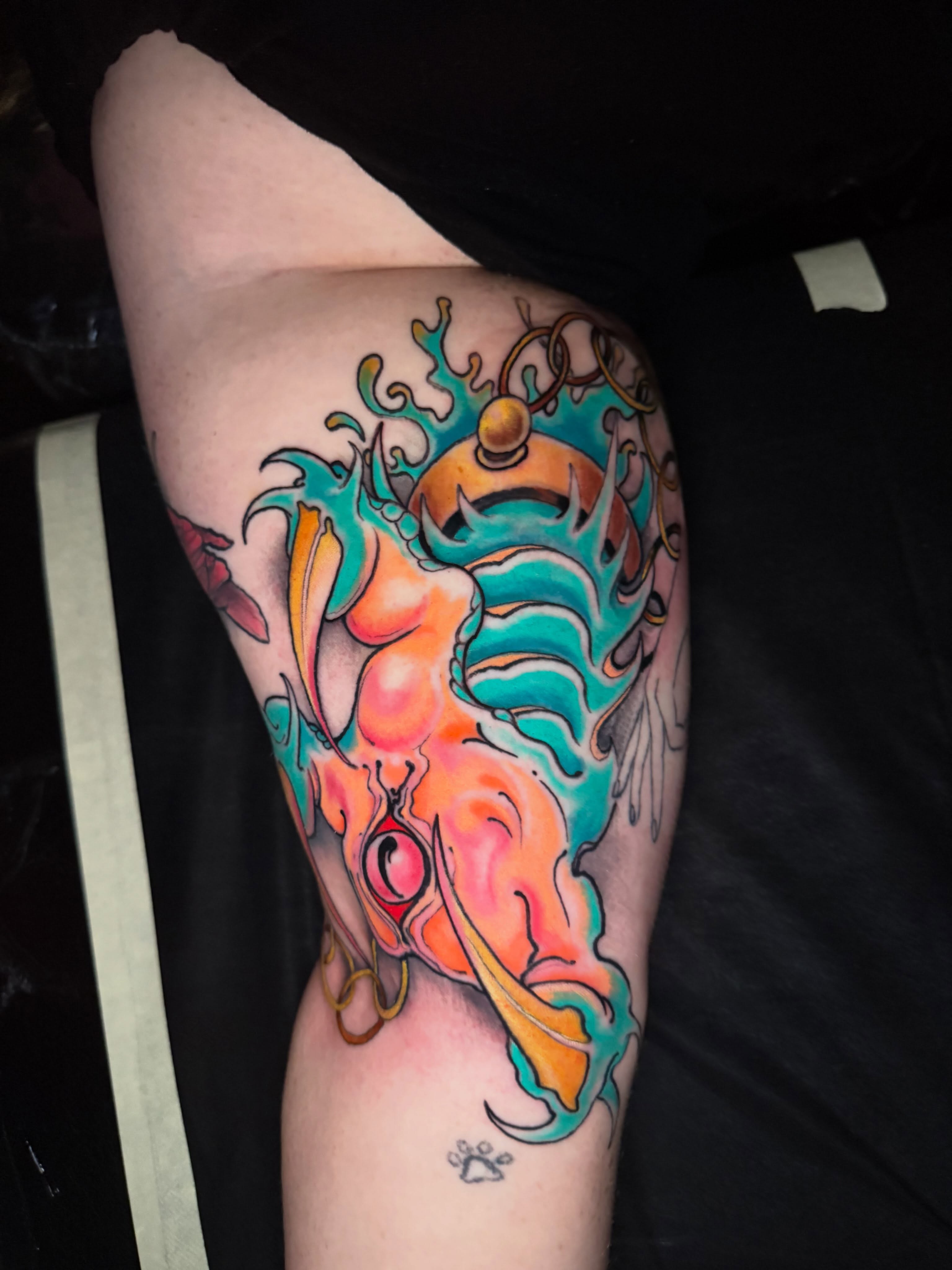 Tattoo by @ryaneugene1 — new_school, japanese_irezumi