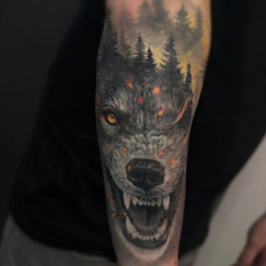Tattoo by @tokarev_igor_tattoo — realism, black_and_grey