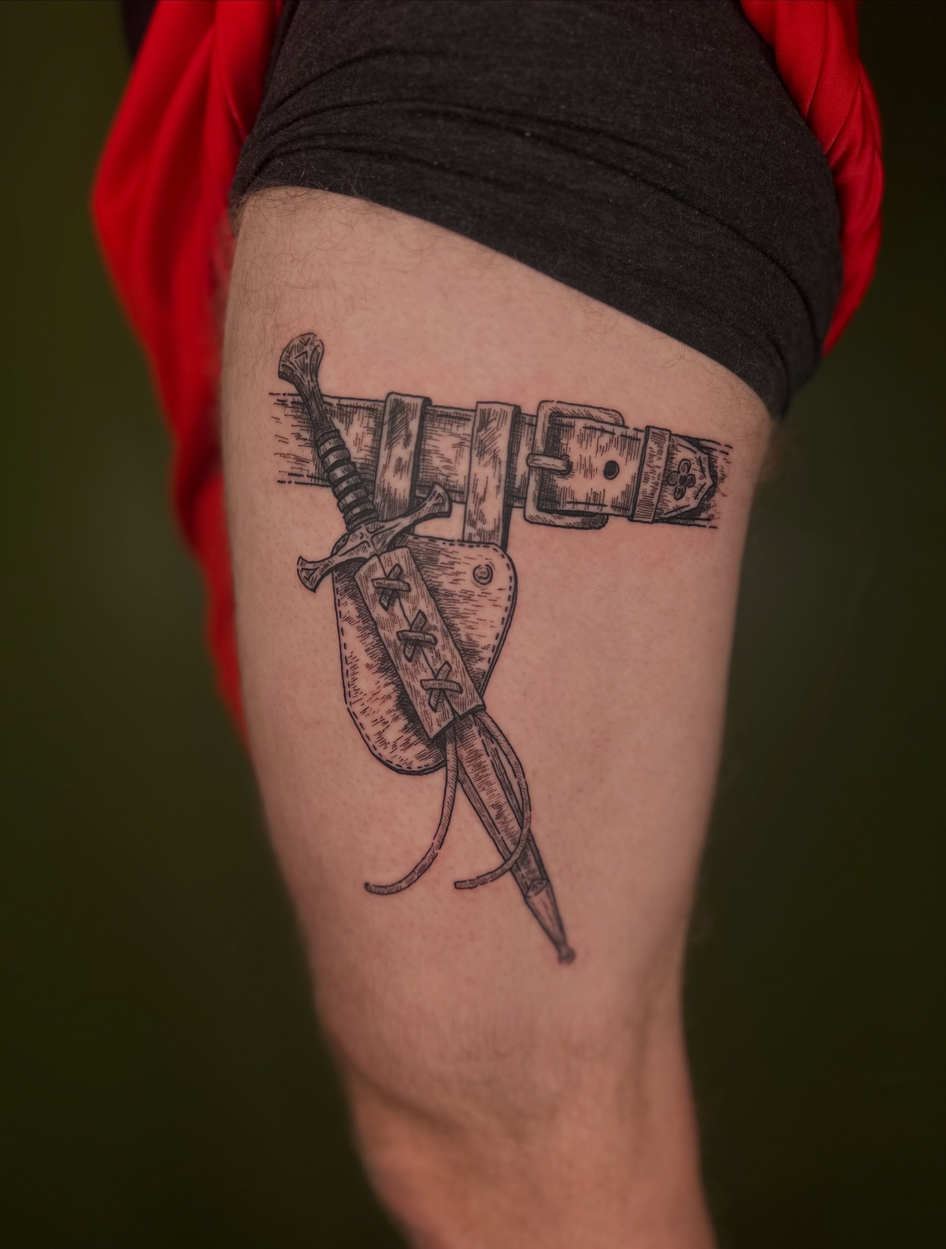 Tattoo by @tapiotats — black_and_grey