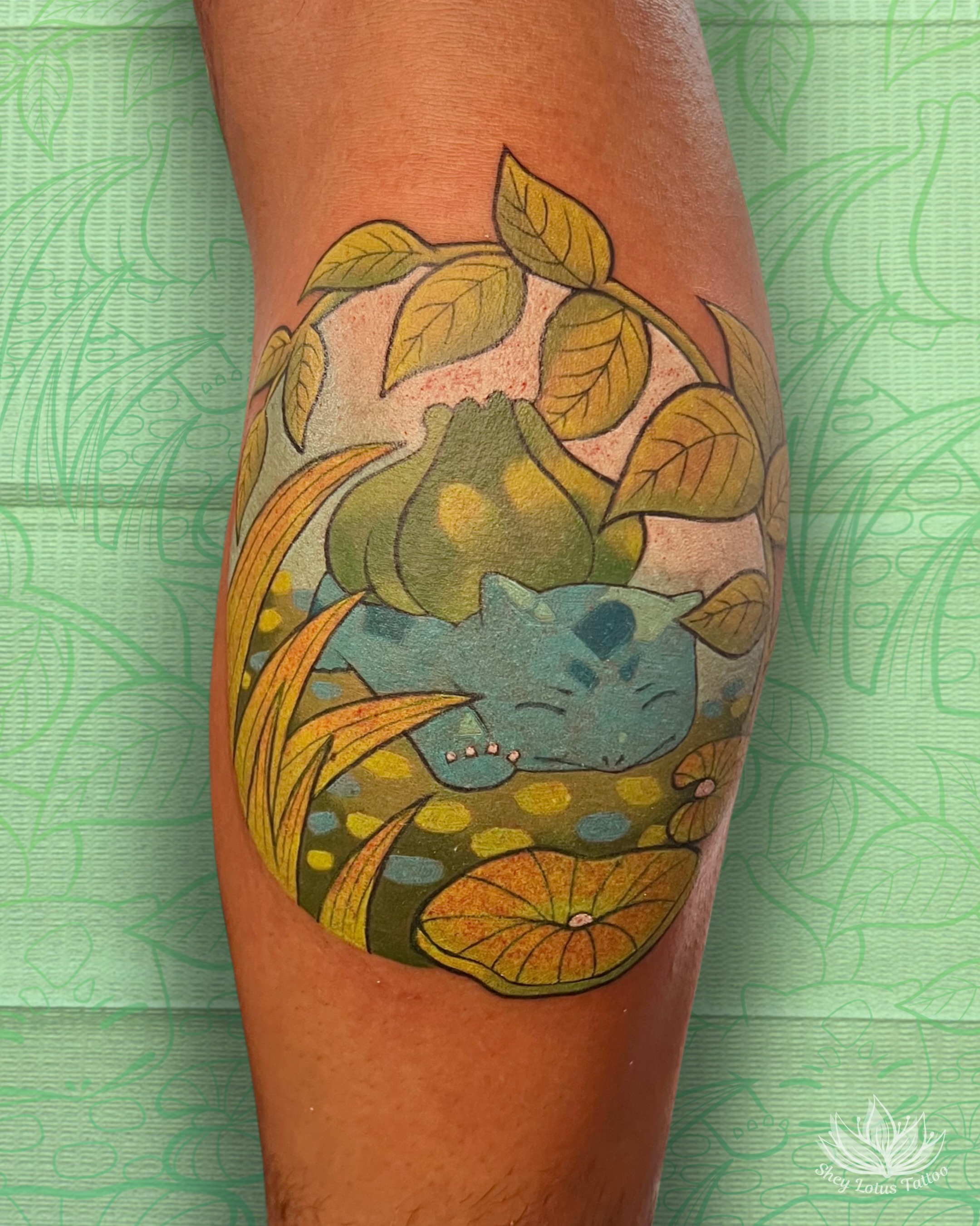 Tattoo by @sheylotustattoo — dotwork, illustrative