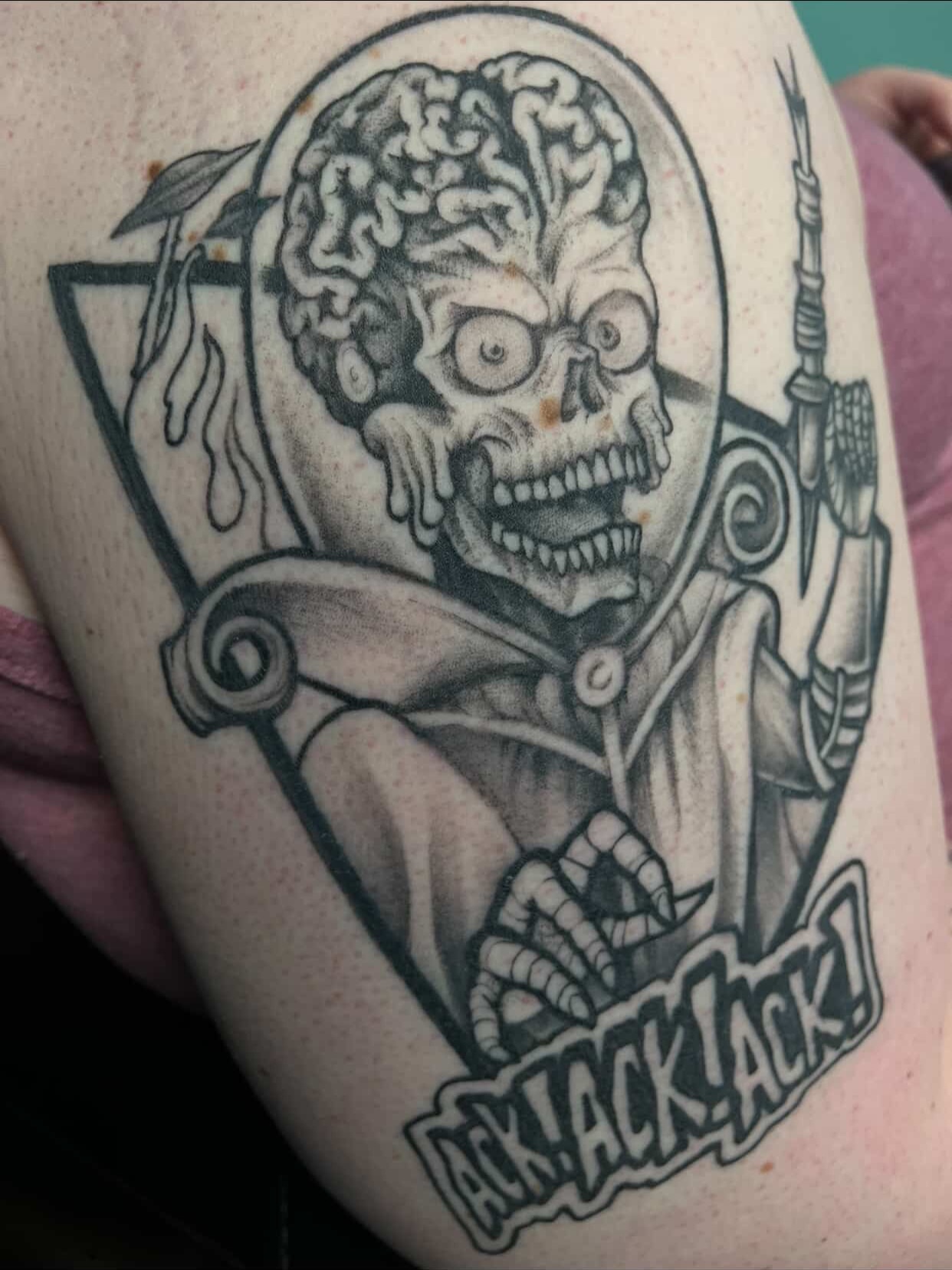 Tattoo by @panther_sha — black_and_grey, realism