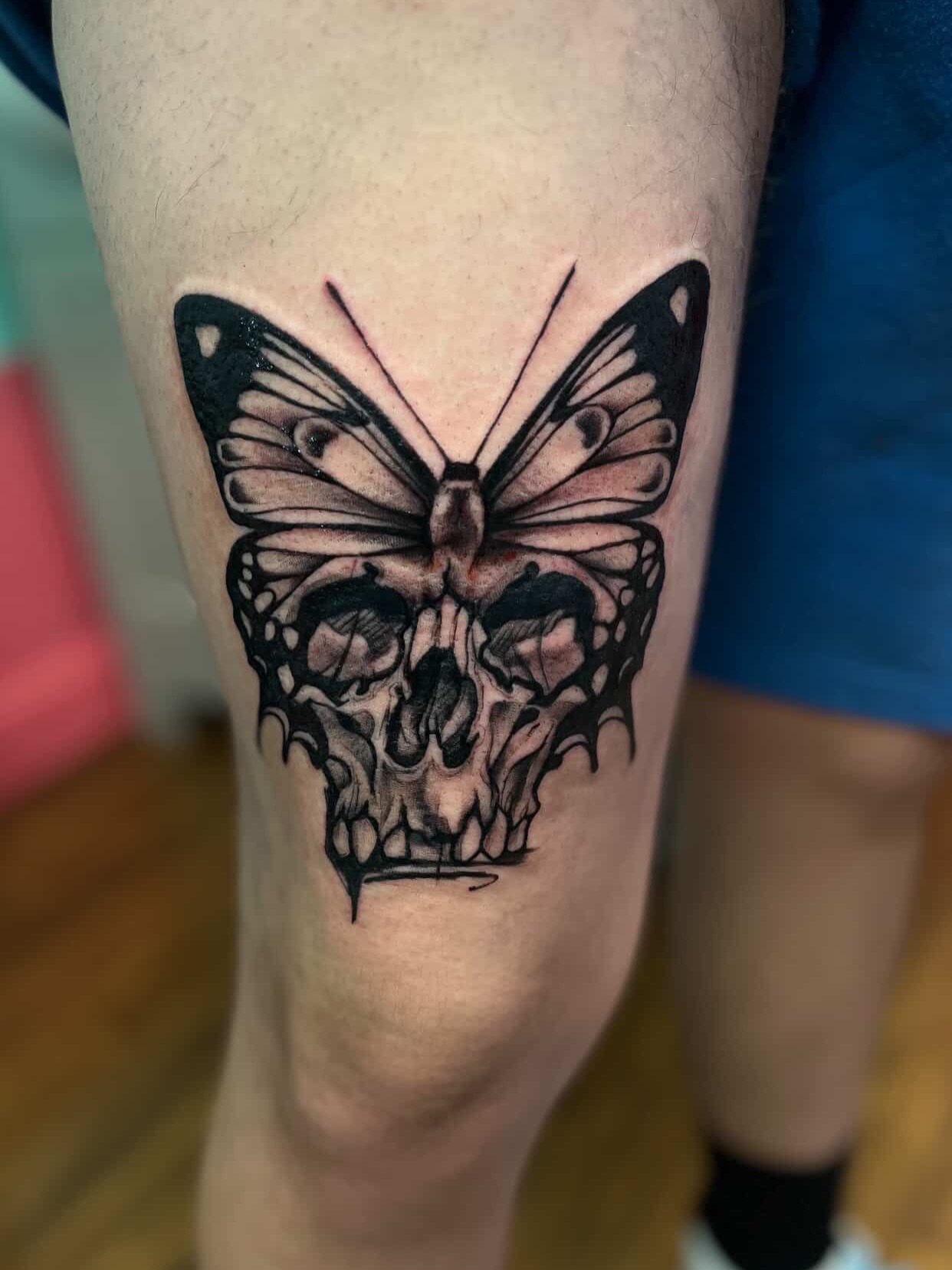 Tattoo by @panther_sha — black_and_grey, realism