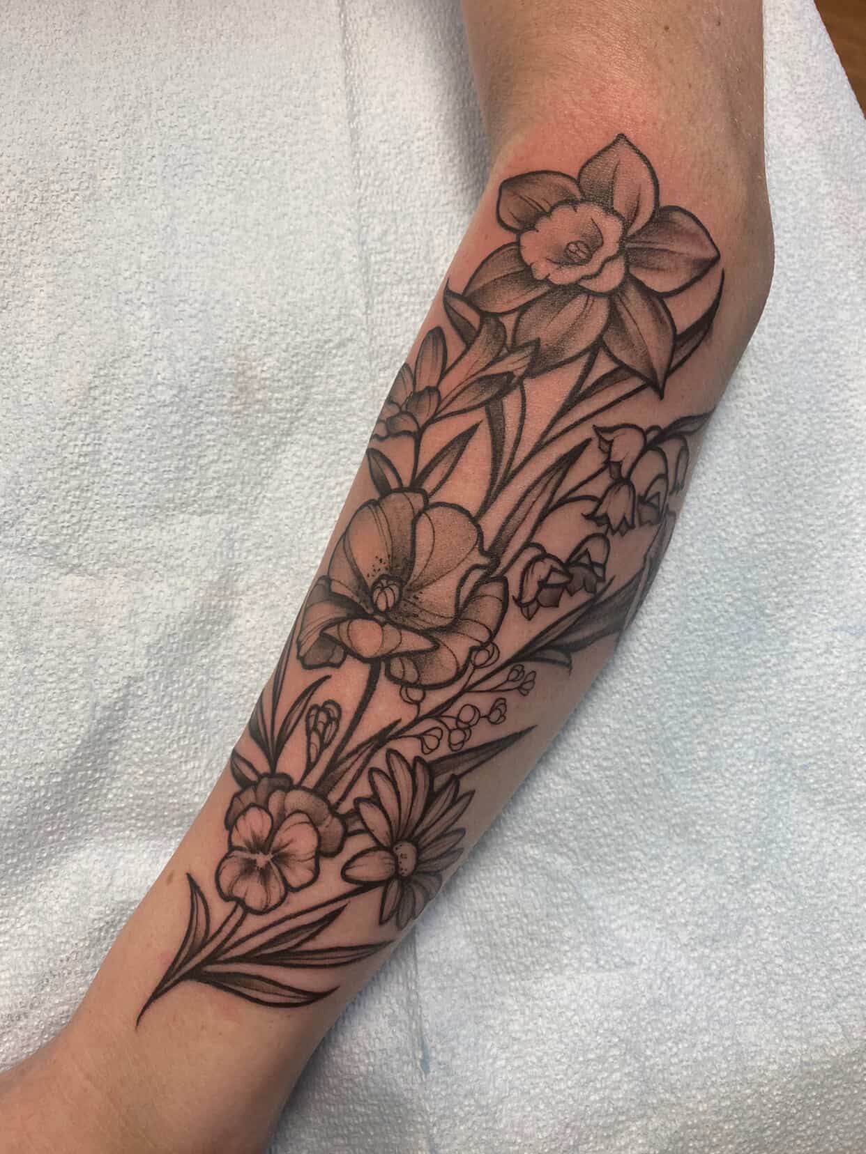 Tattoo by @panther_sha — black_and_grey