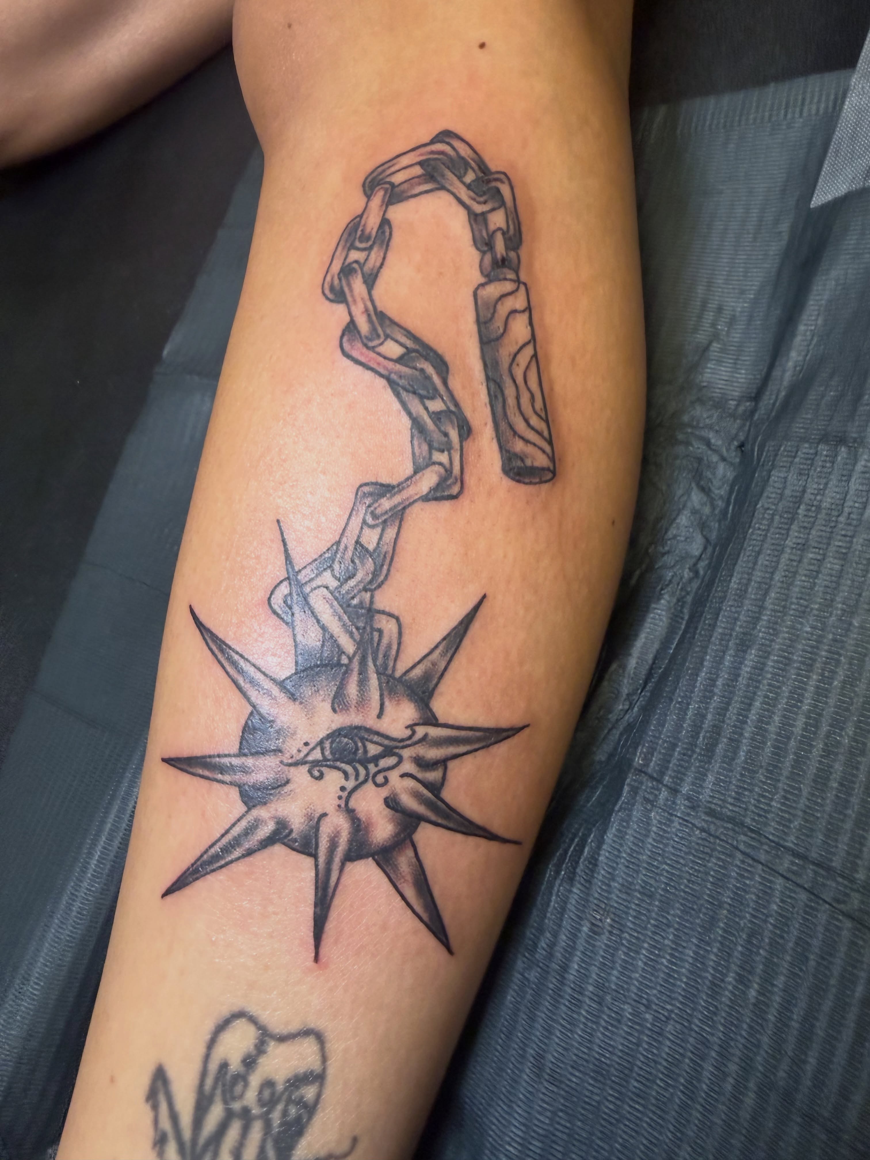 Tattoo by @inkedxberto — black_and_grey