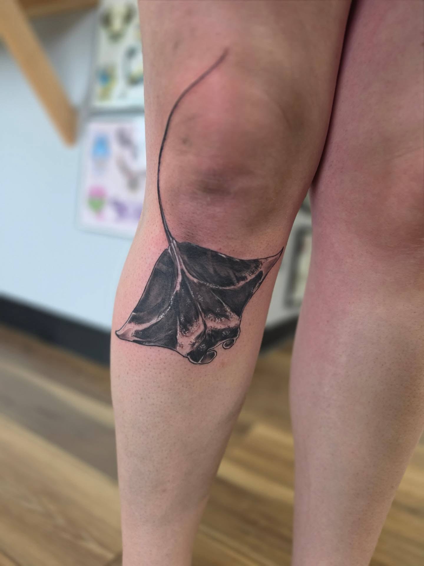Tattoo by @colleen_does_tattoos — black_and_grey