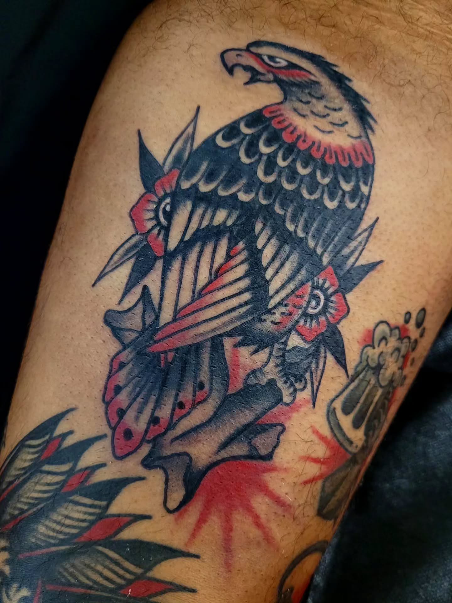 Tattoo by @werexwolf — american_traditional