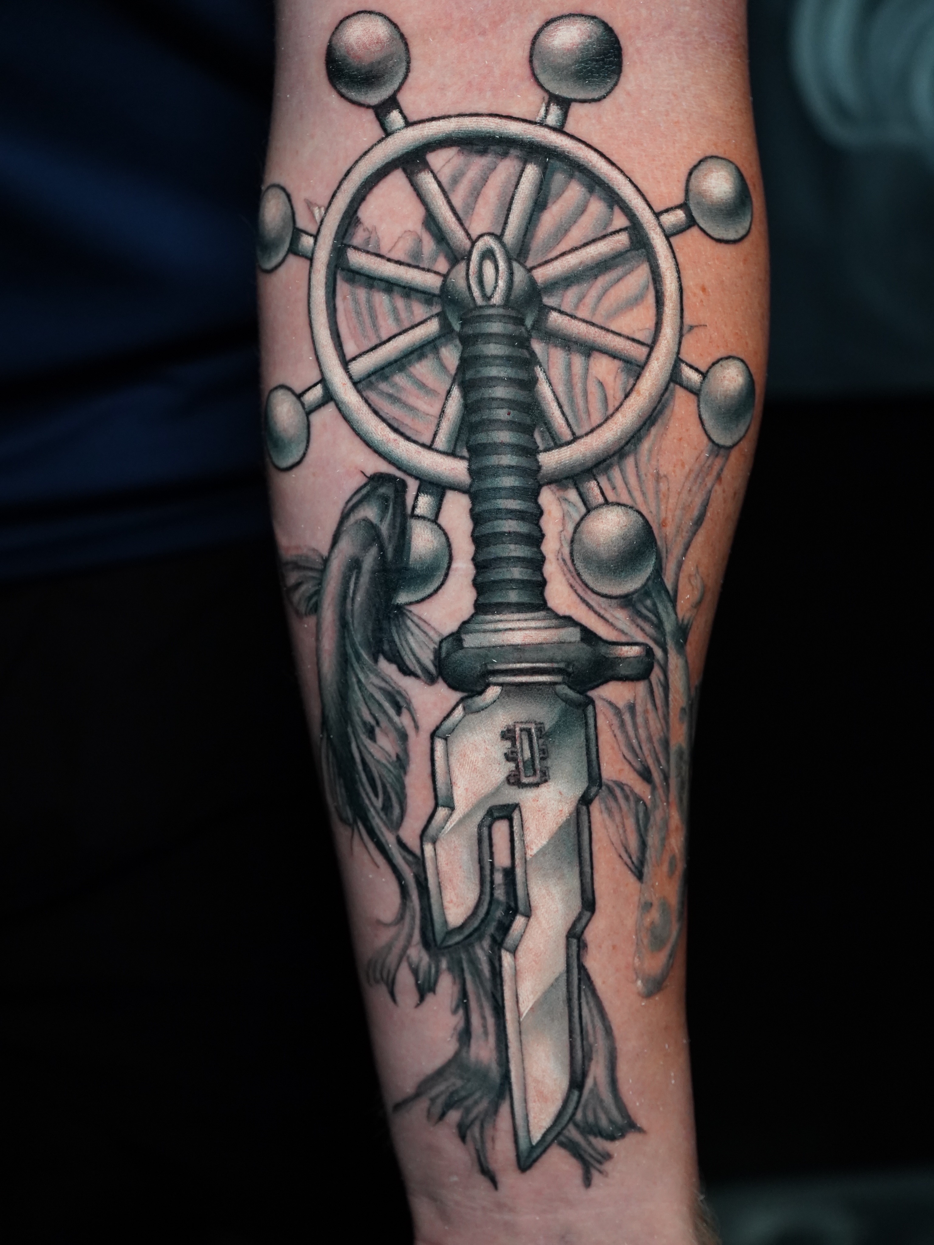 Tattoo by @killianursu — black_and_grey, geometric
