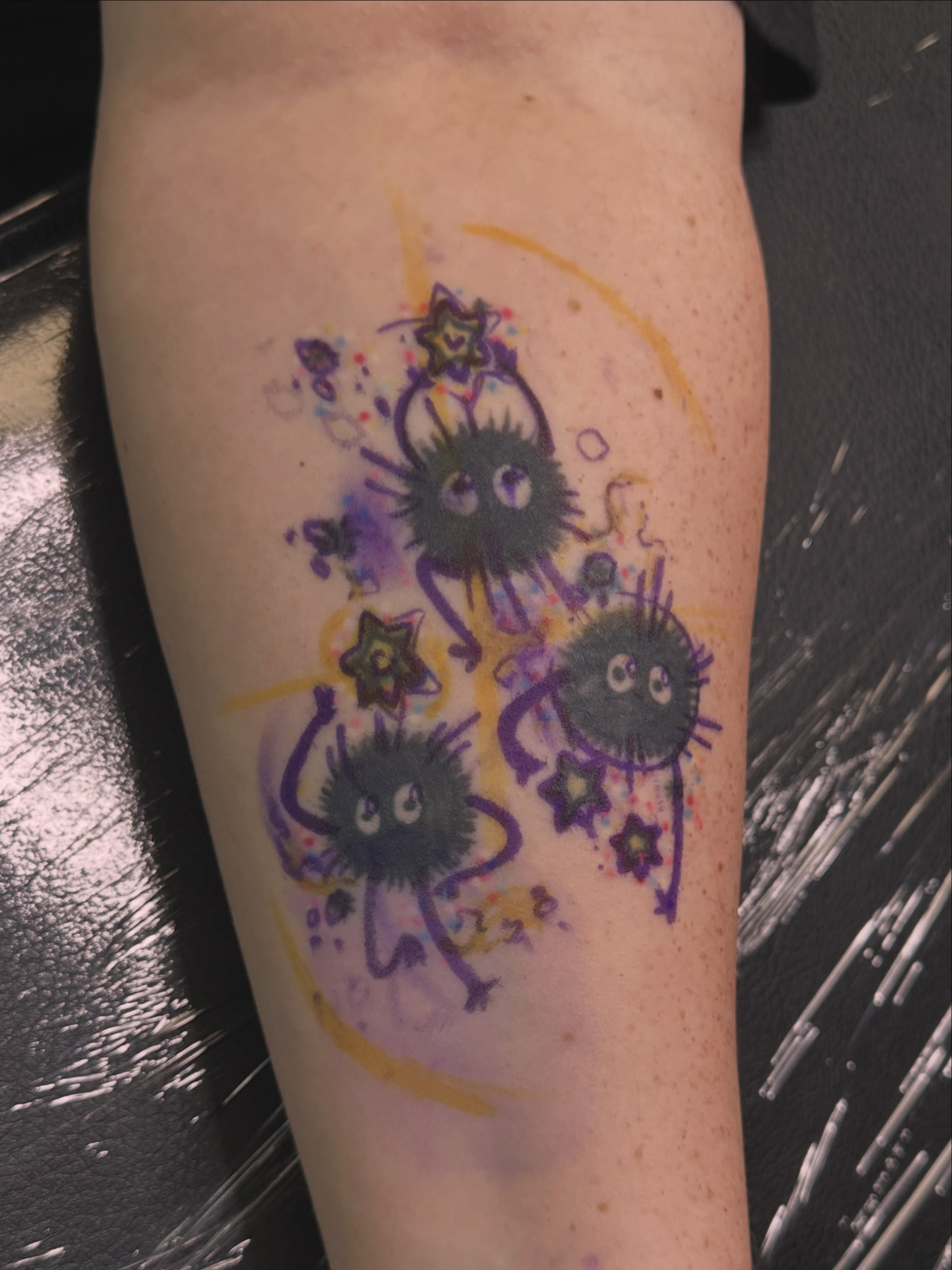 Tattoo by @mattisonfire — watercolor