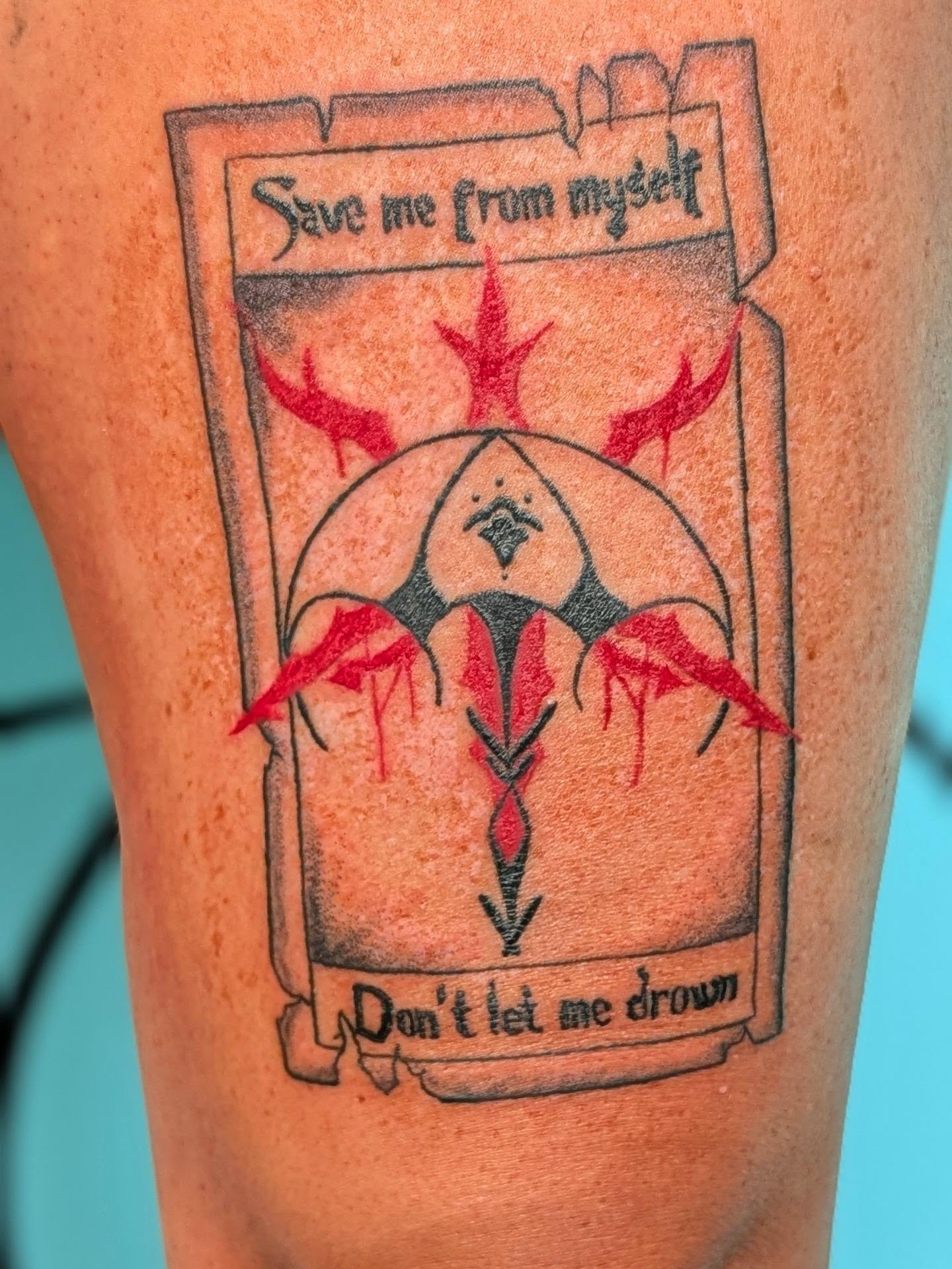 Tattoo by @_punkroctopus — neo_traditional, dark_realism