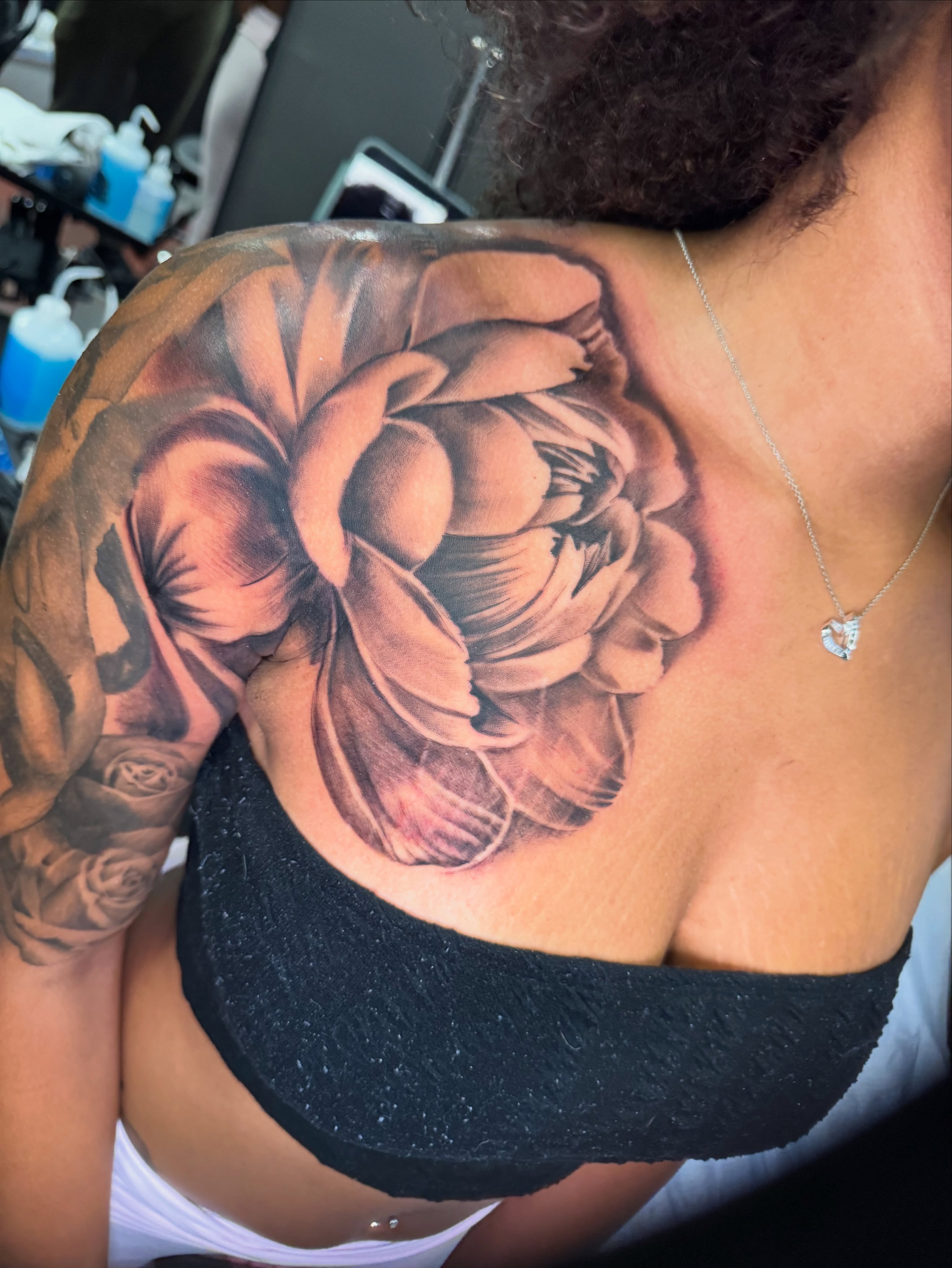 Tattoo by @focused_ink — realism, black_and_grey