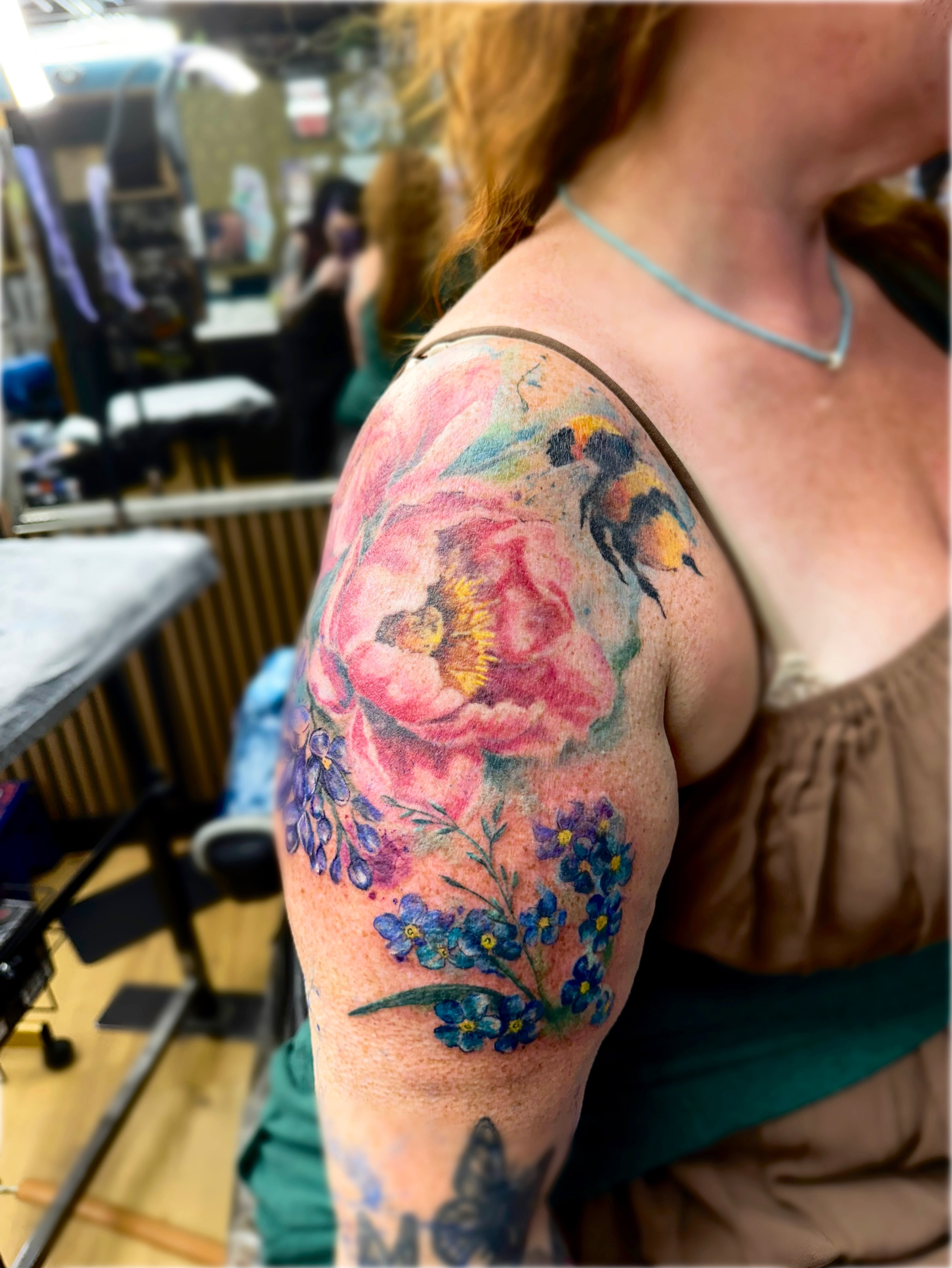 Tattoo by @suzentattoozen — watercolor, realism