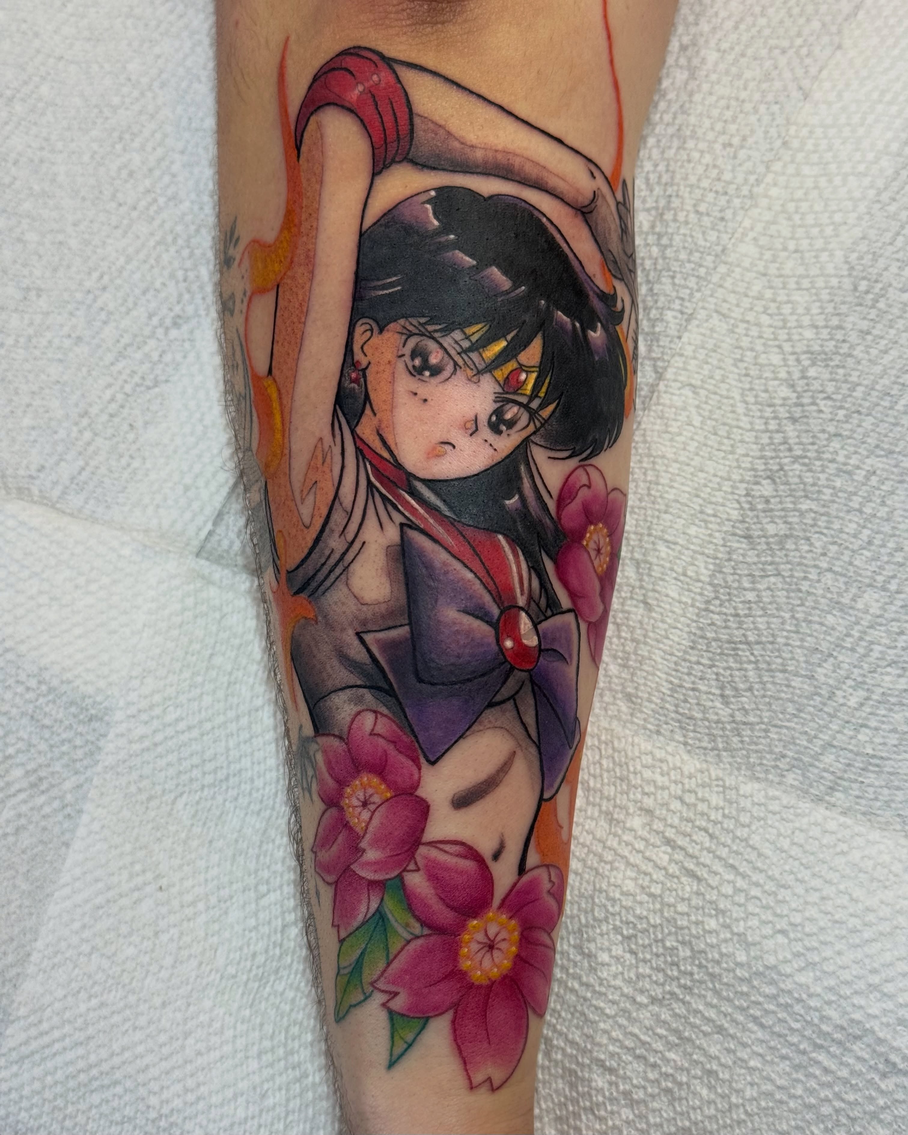 Tattoo by @majinmish — anime
