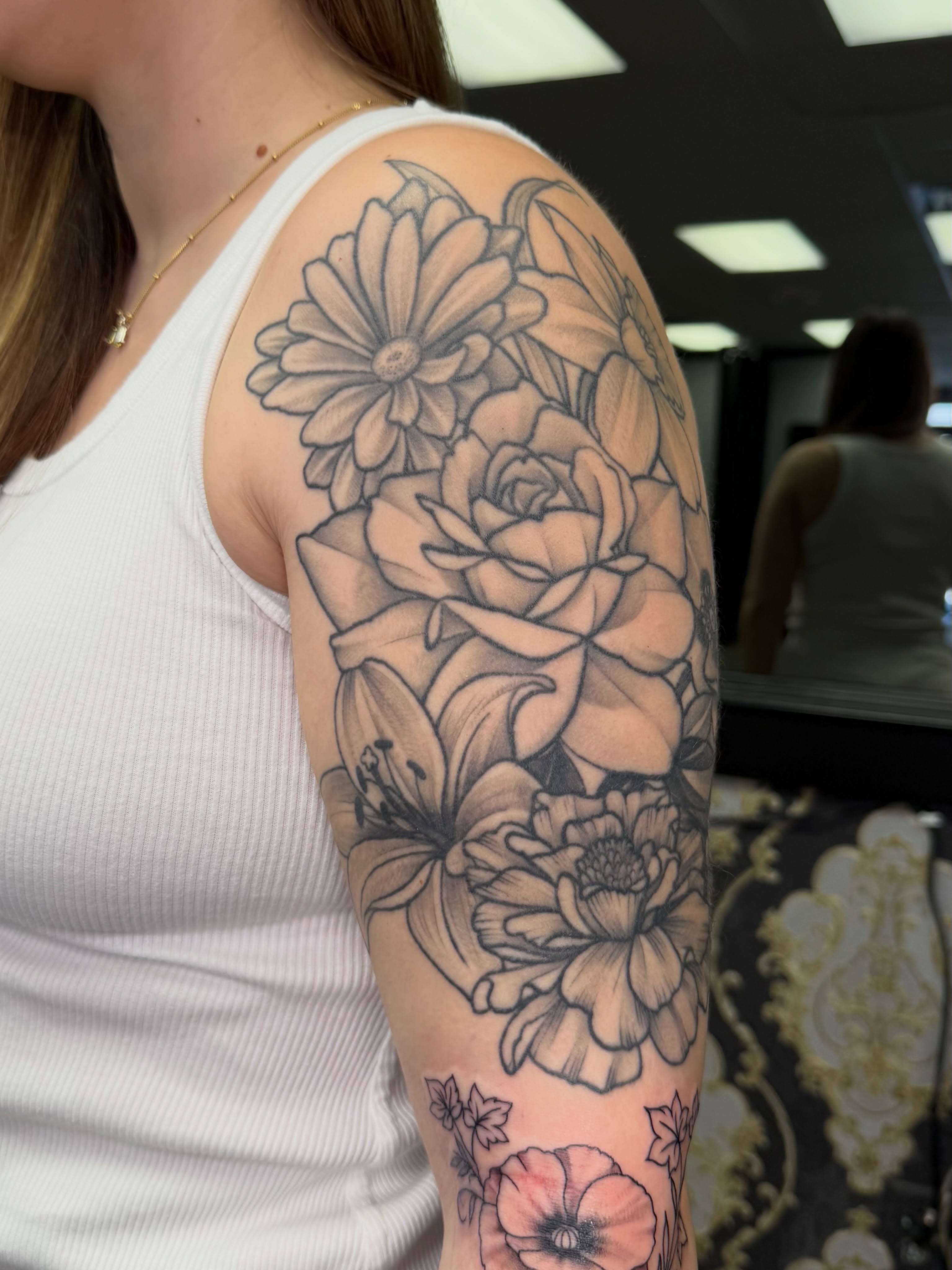Tattoo by @tyannecherise — black_and_grey