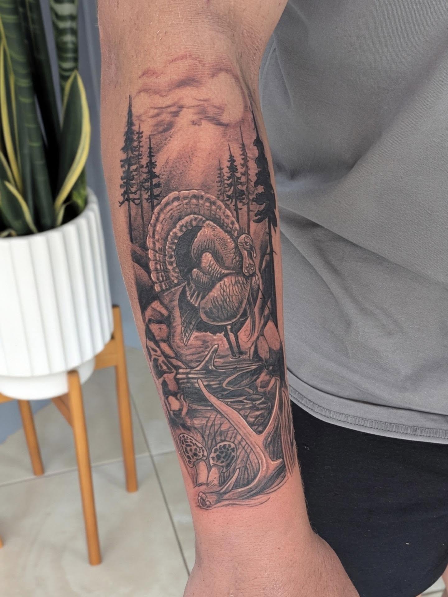 Tattoo by @bearclawtattoo — black_and_grey