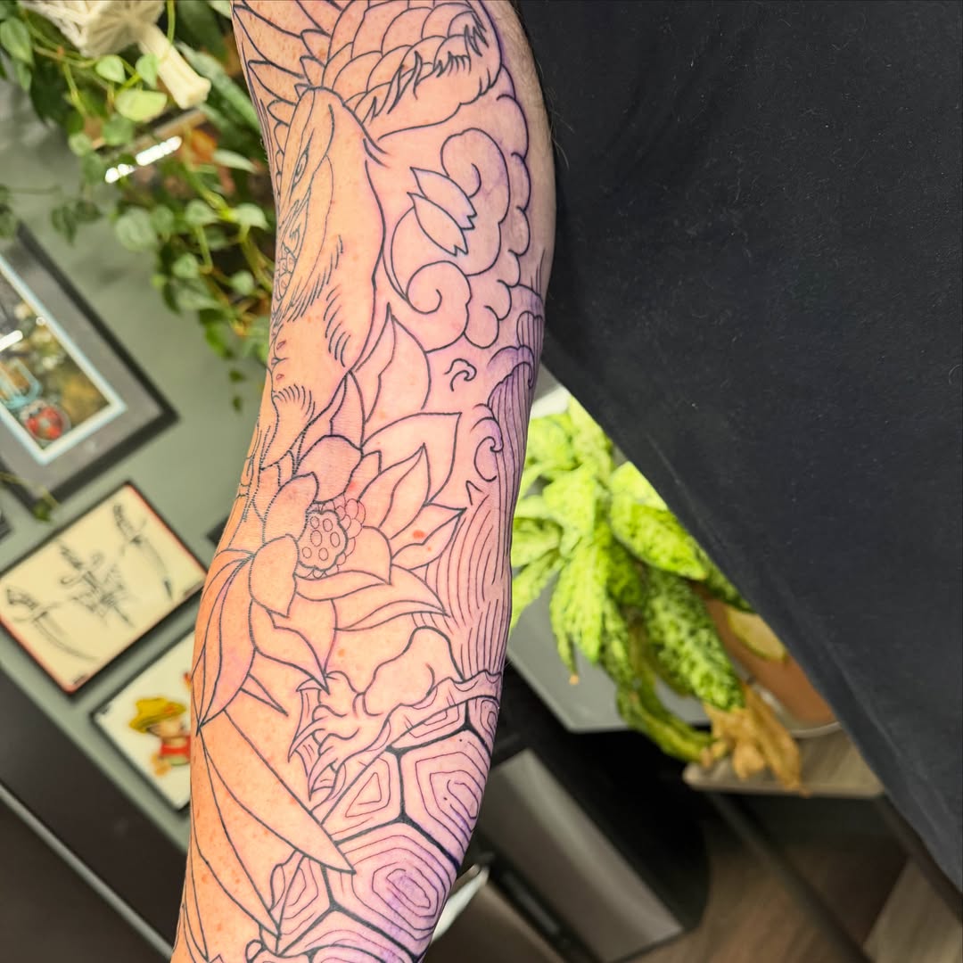 Tattoo by @afaulknertattoos — geometric