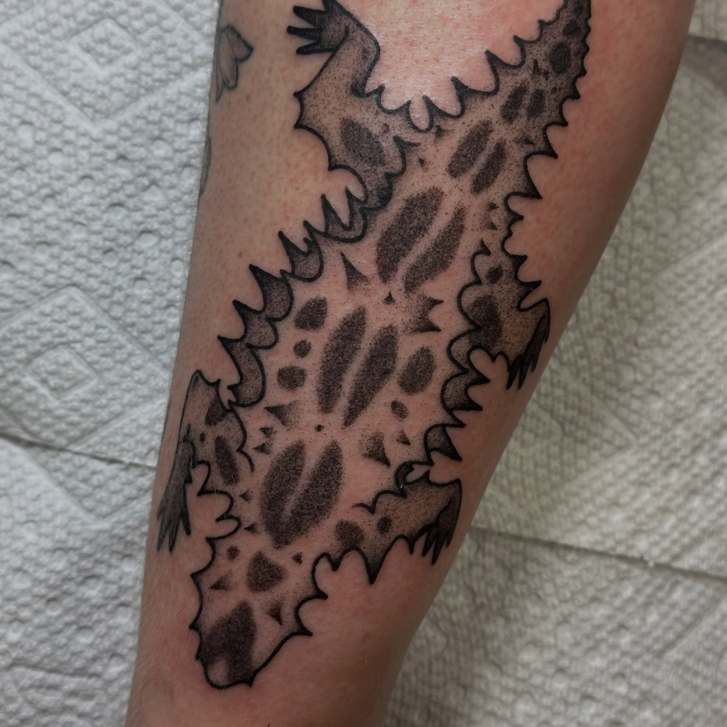 Tattoo by @sierra_does_tattoos — dotwork