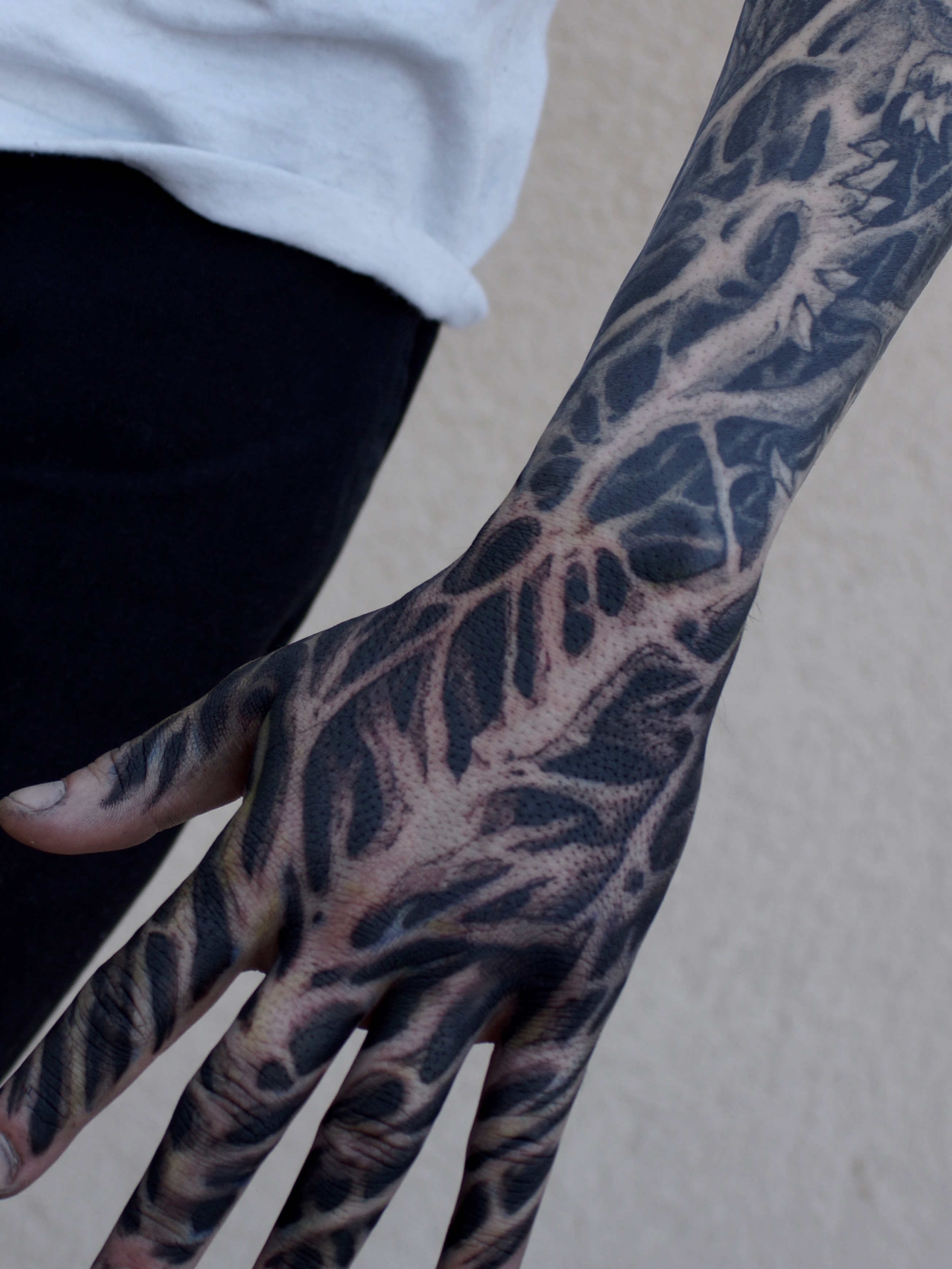 Tattoo by @bloodstonetattoos — black_and_grey