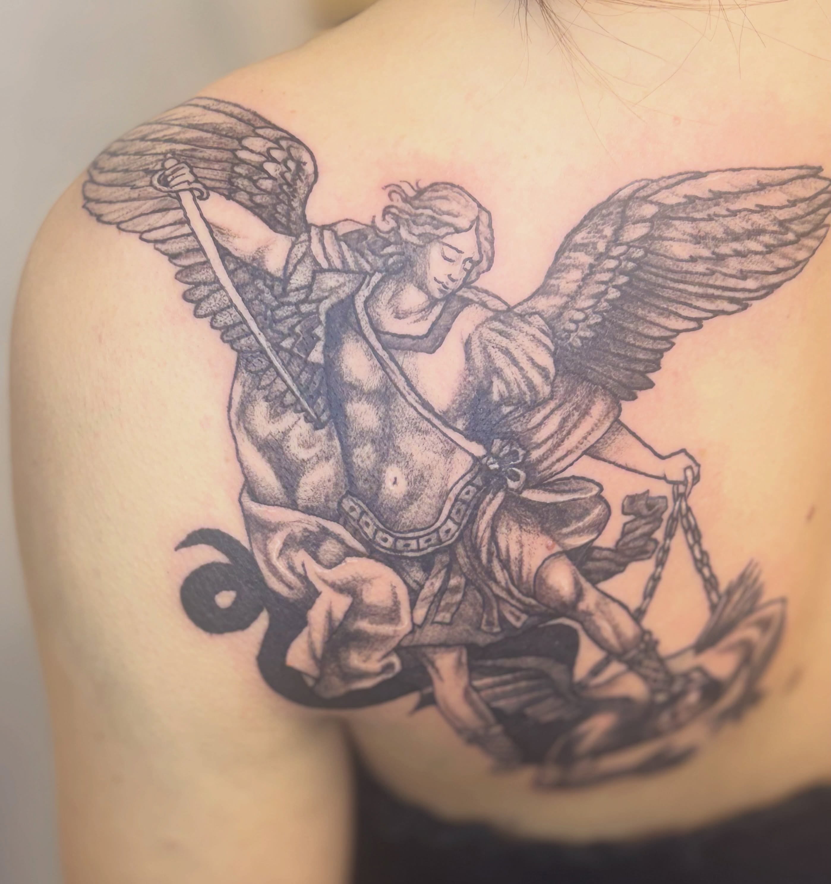 Tattoo by @sterlingstattoos — black_and_grey